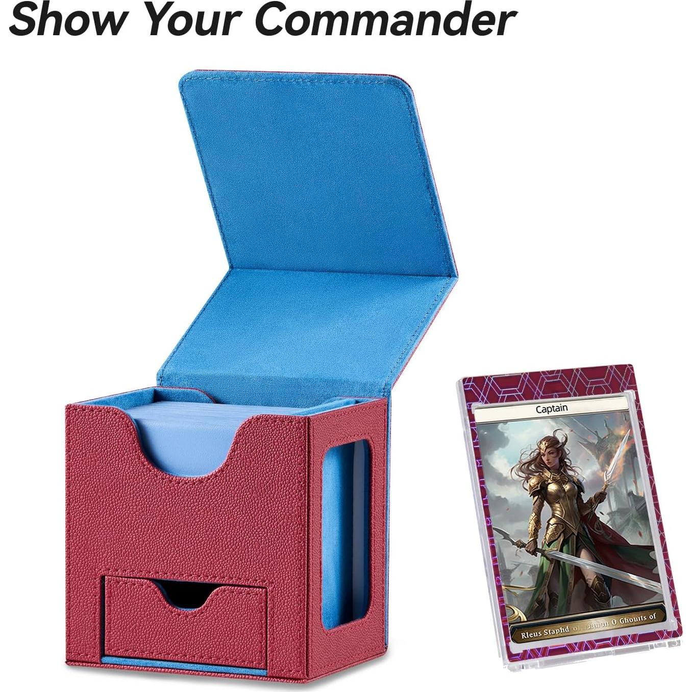 Caja para Cartas MTG Commander Mage Tech - 100 Cartas Dobladas