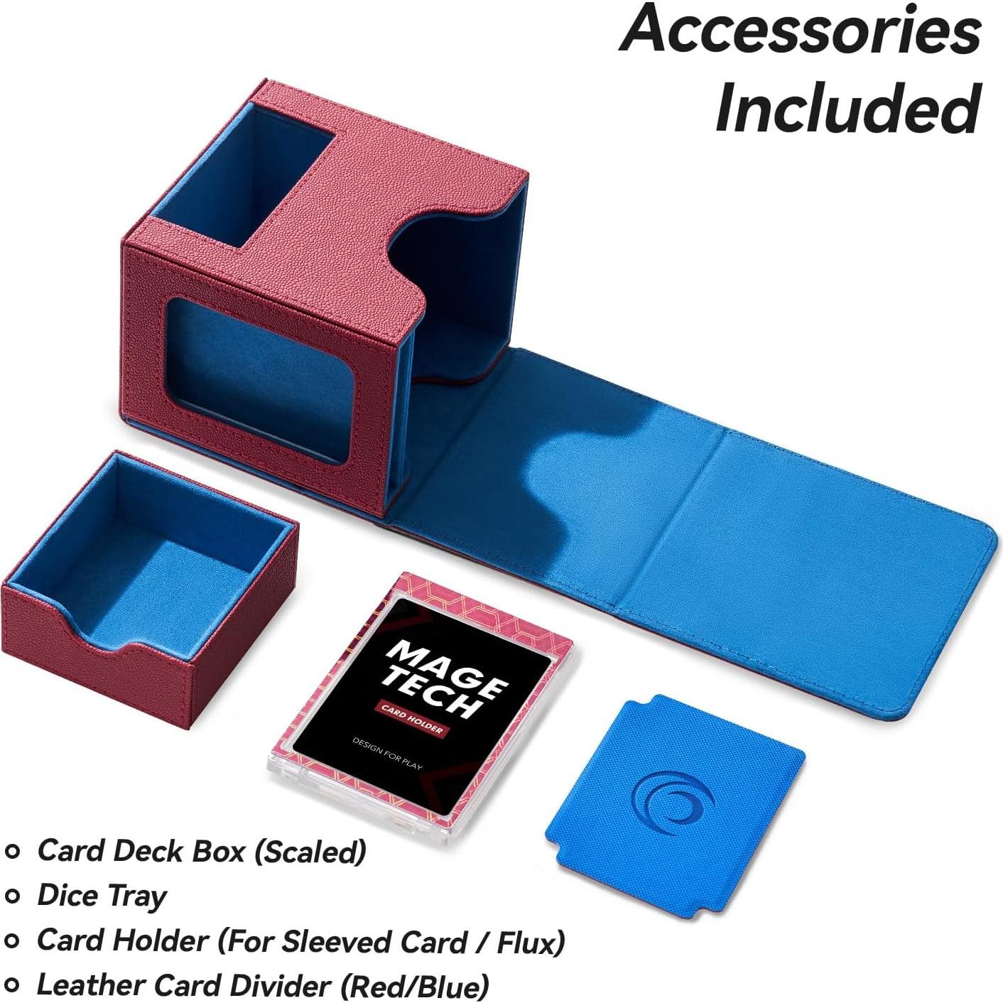 Caja para Cartas MTG Commander Mage Tech - 100 Cartas Dobladas