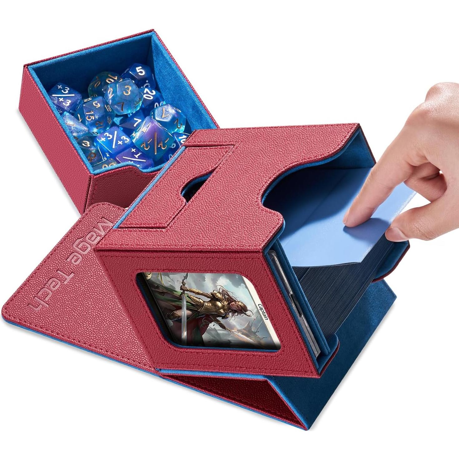 Caja para Cartas MTG Commander Mage Tech - 100 Cartas Dobladas