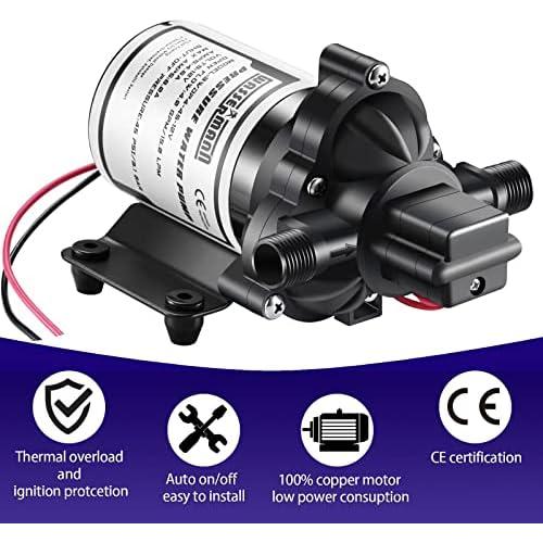 Bomba de Agua Eléctrica WASSERMANN 12V Autocebante 4 GPM