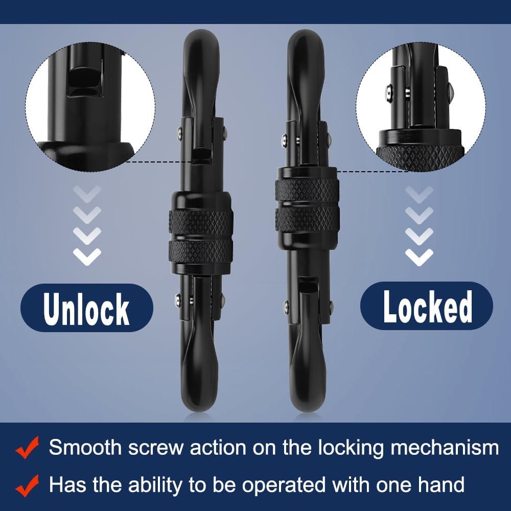 Mosquetón de bloqueo automático Kvittra DSK Grande 25KN