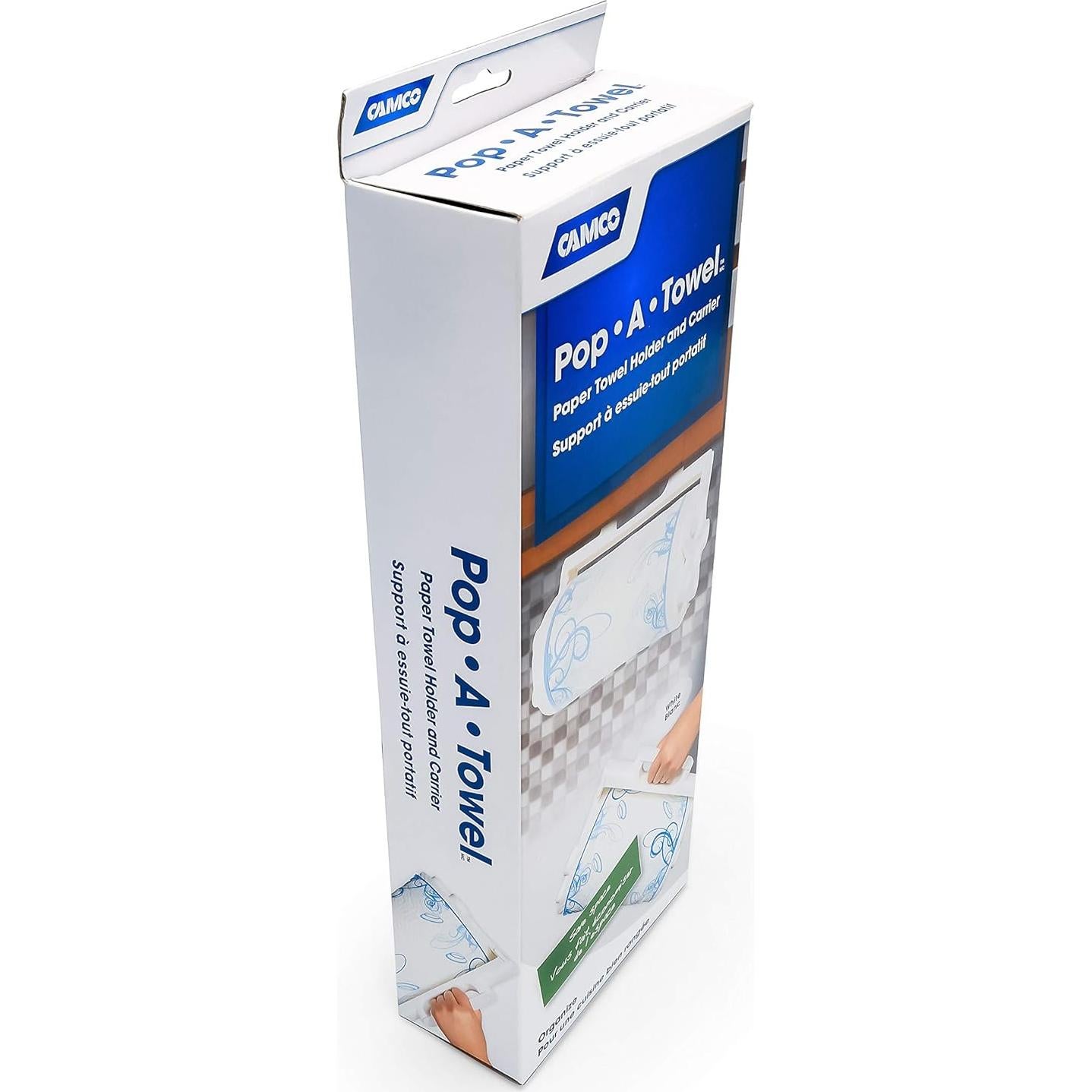 Soporte de Toallas de Papel Camco 57111 Montable Blanco