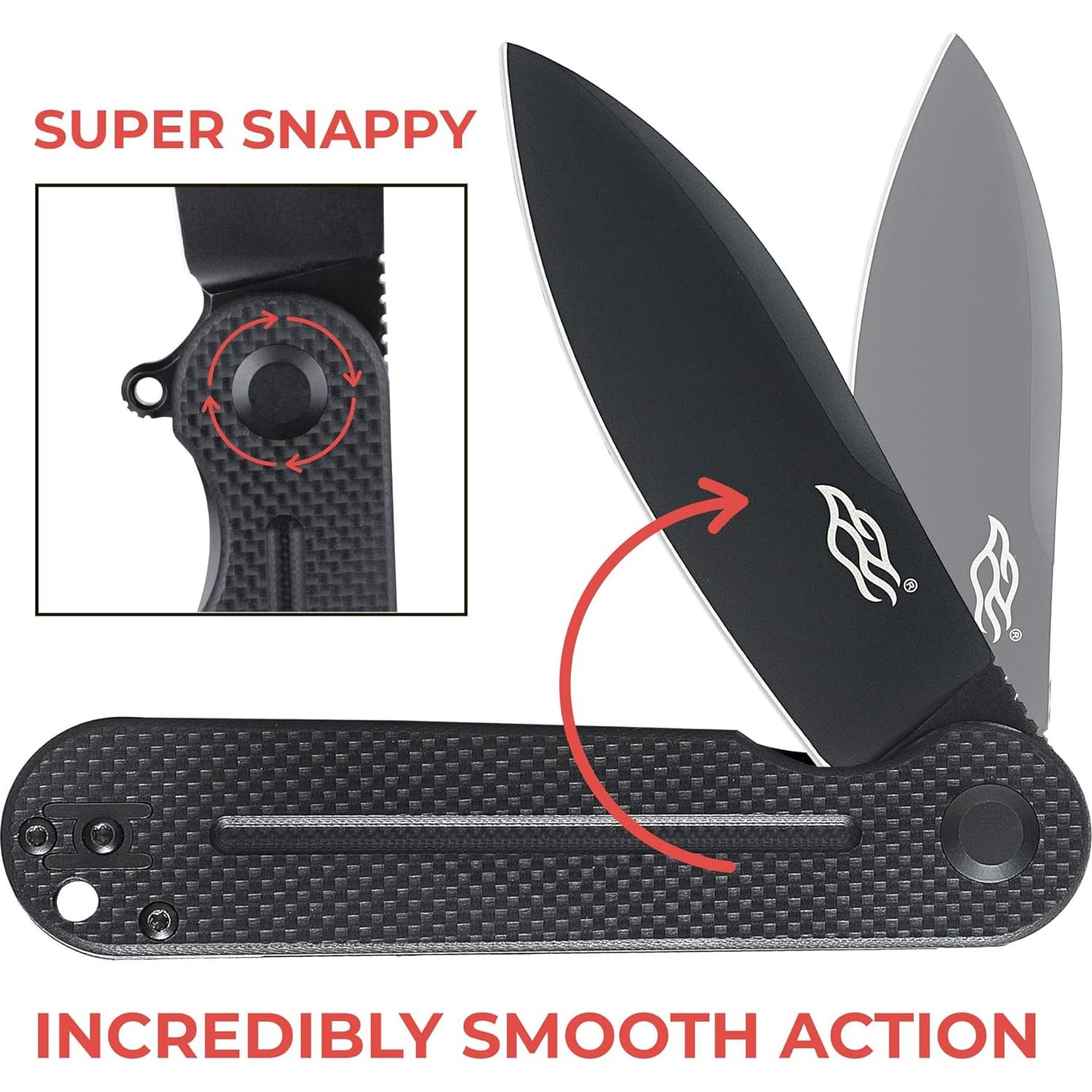 Cuchillo Plegable Ganzo Firebird FH922PT-BK Acero D2 19.5cm