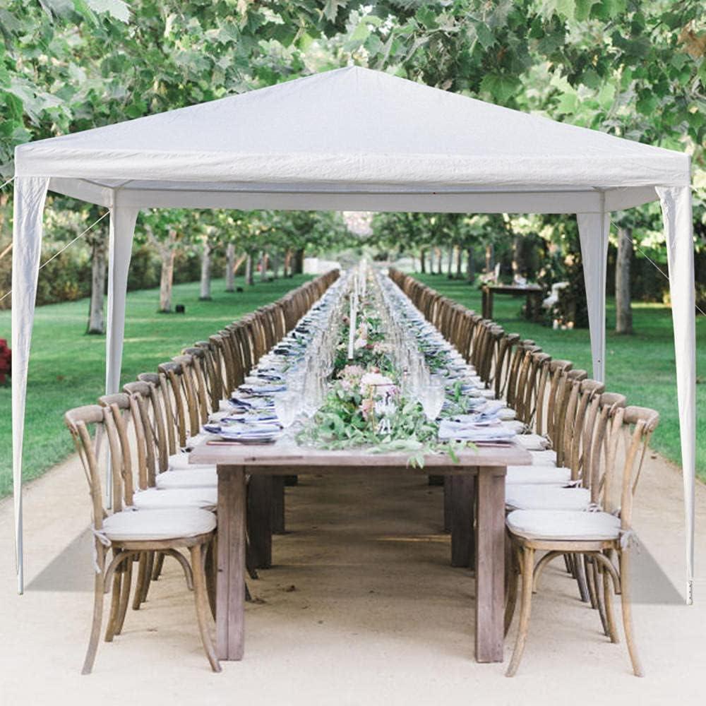 Carpa de Playa JXMS 3x3m Plegable Impermeable Blanca