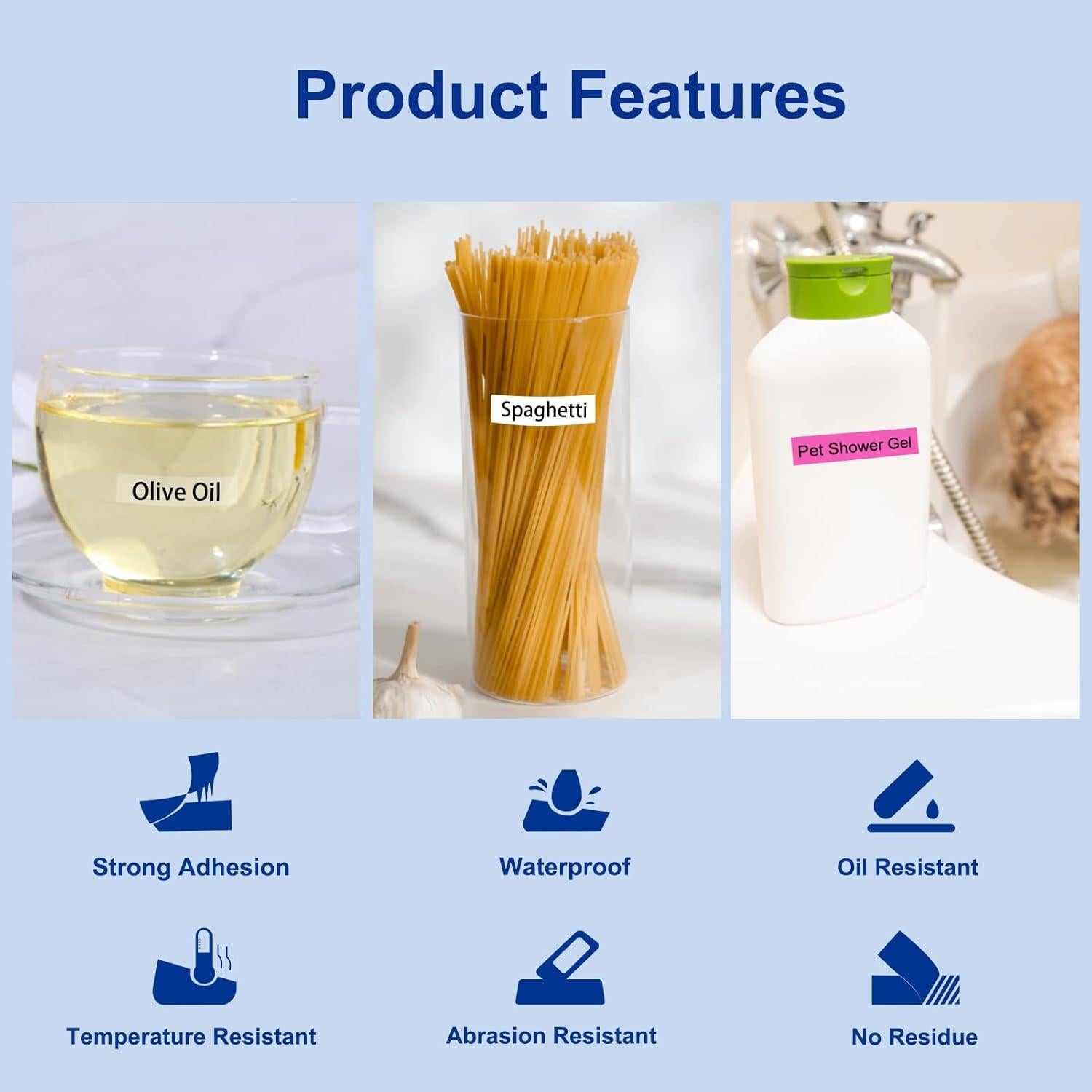 Cintas de Etiqueta Fairesure 12mm Fluorescentes - 6 Unidades