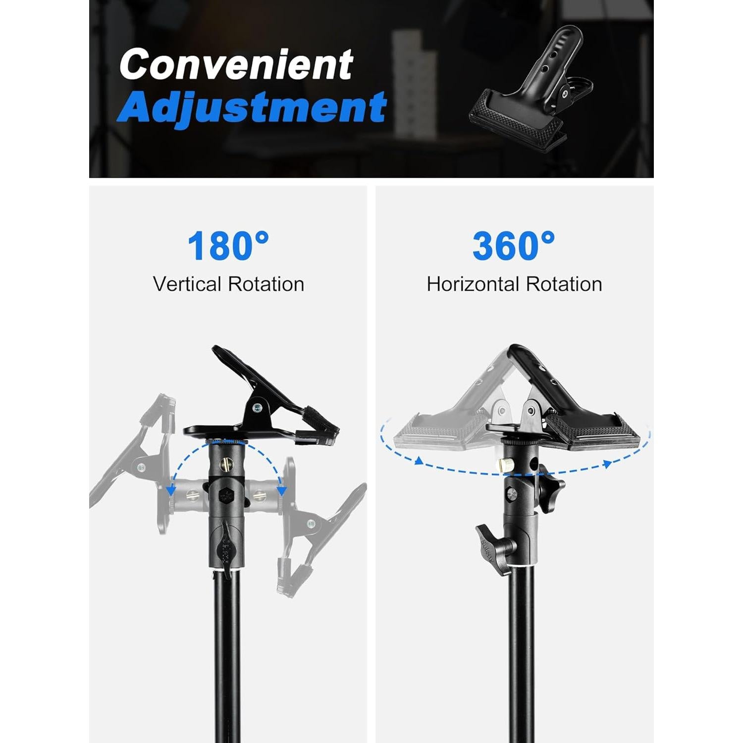 Soporte de Abrazadera para Reflector Selens 80cm y 110cm