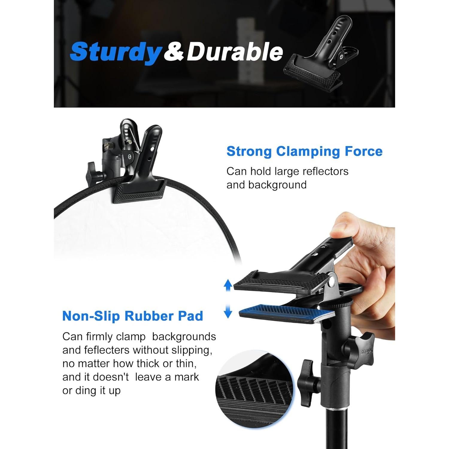 Soporte de Abrazadera para Reflector Selens 80cm y 110cm