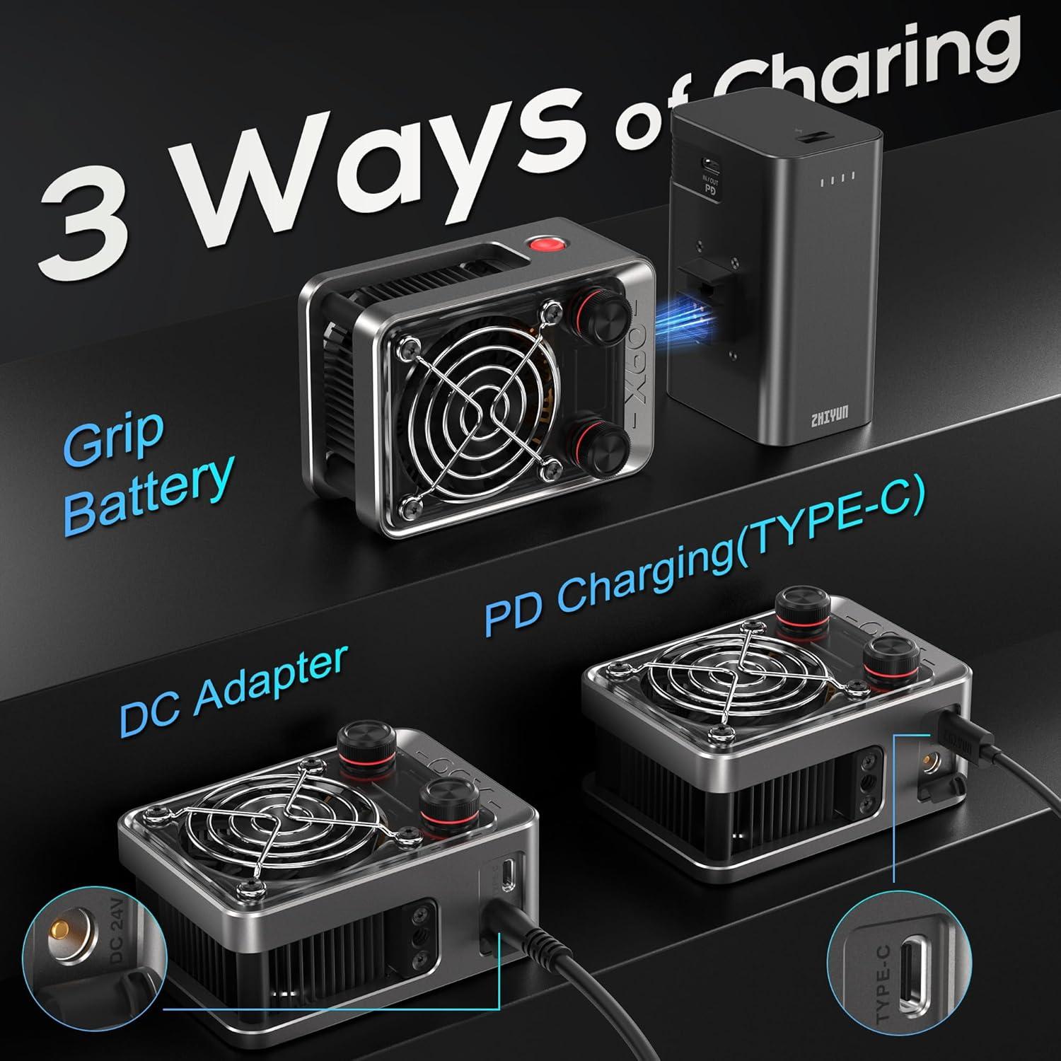 Luz de Video Bi-Color ZHIYUN MOLUS X60 60W con Batería