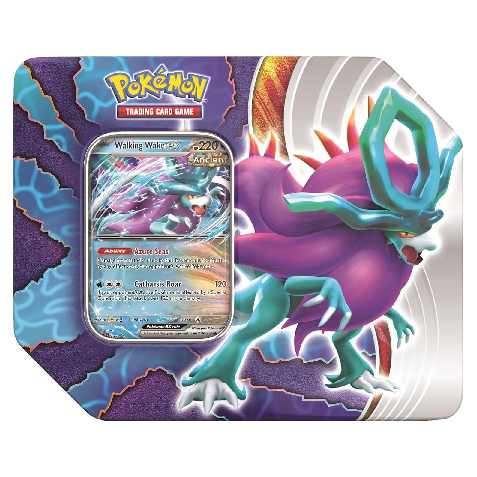 Pokémon TCG Conflicto Paradoja Tin 2024 - Hojas de Hierro EX