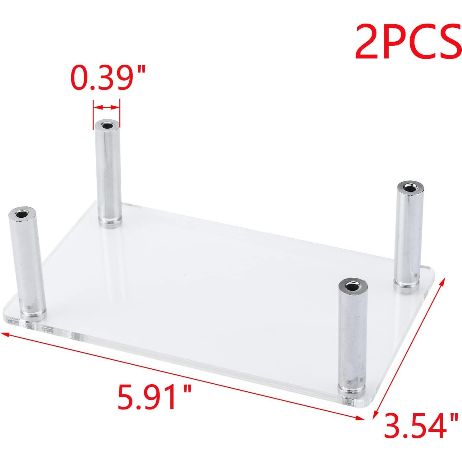Soportes de Exhibición Acrílicos MY MIRONEY 2 Piezas 15x9x5cm