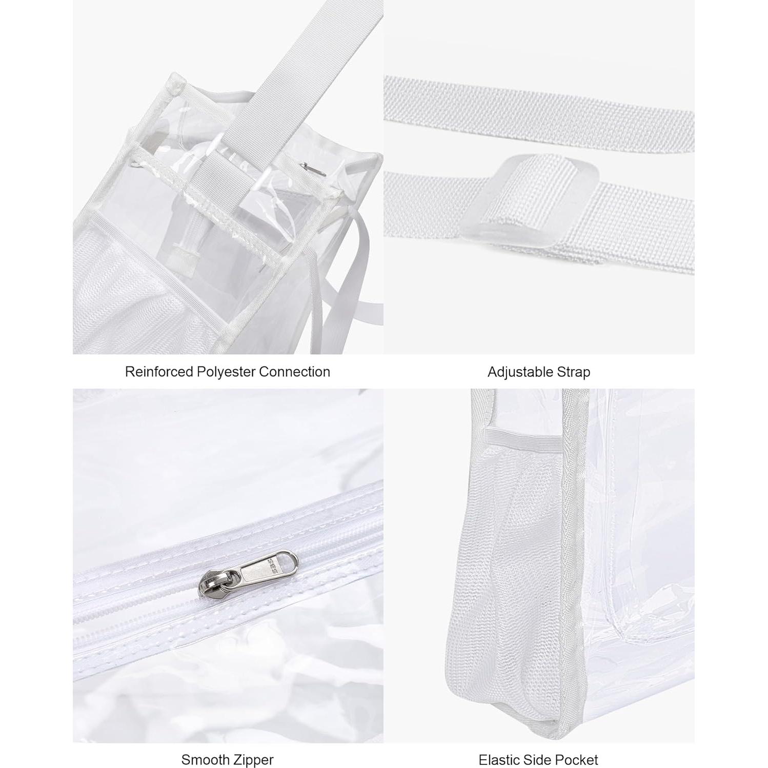 Bolsa Transparente Packism 30x15x30 cm Aprobada para Eventos