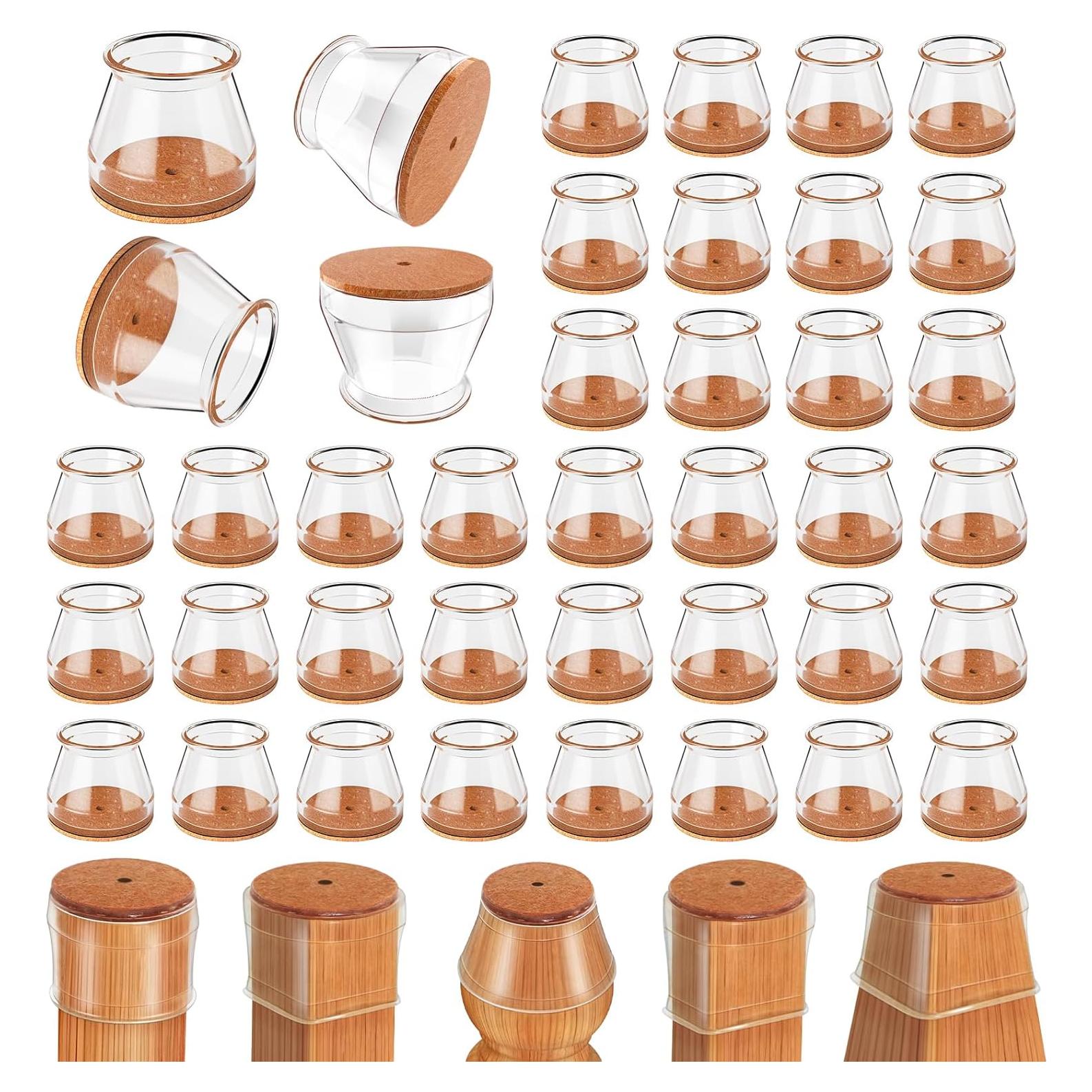 Ansible Protectores de Suelo para Patas de Sillas 36 Pcs Universal S