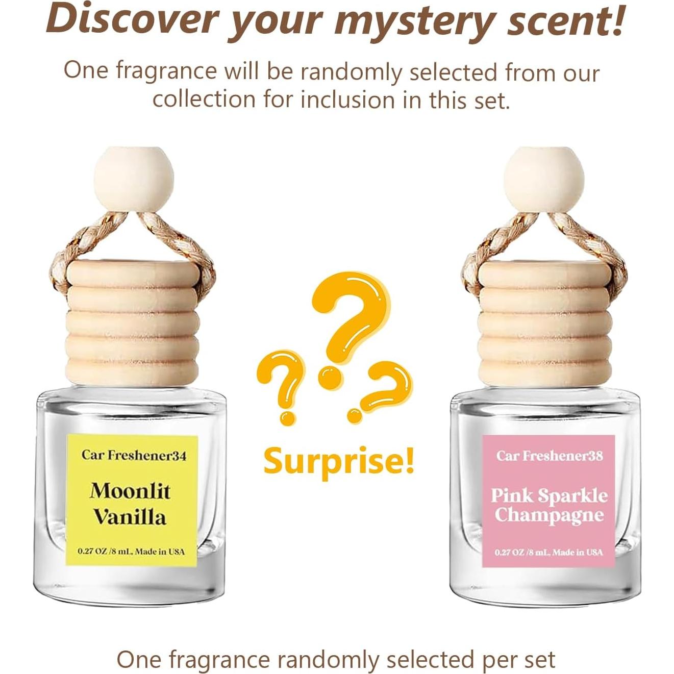 Difusor de Ambientador para Auto HoogaLife HGN822 6 Paquete Vainilla