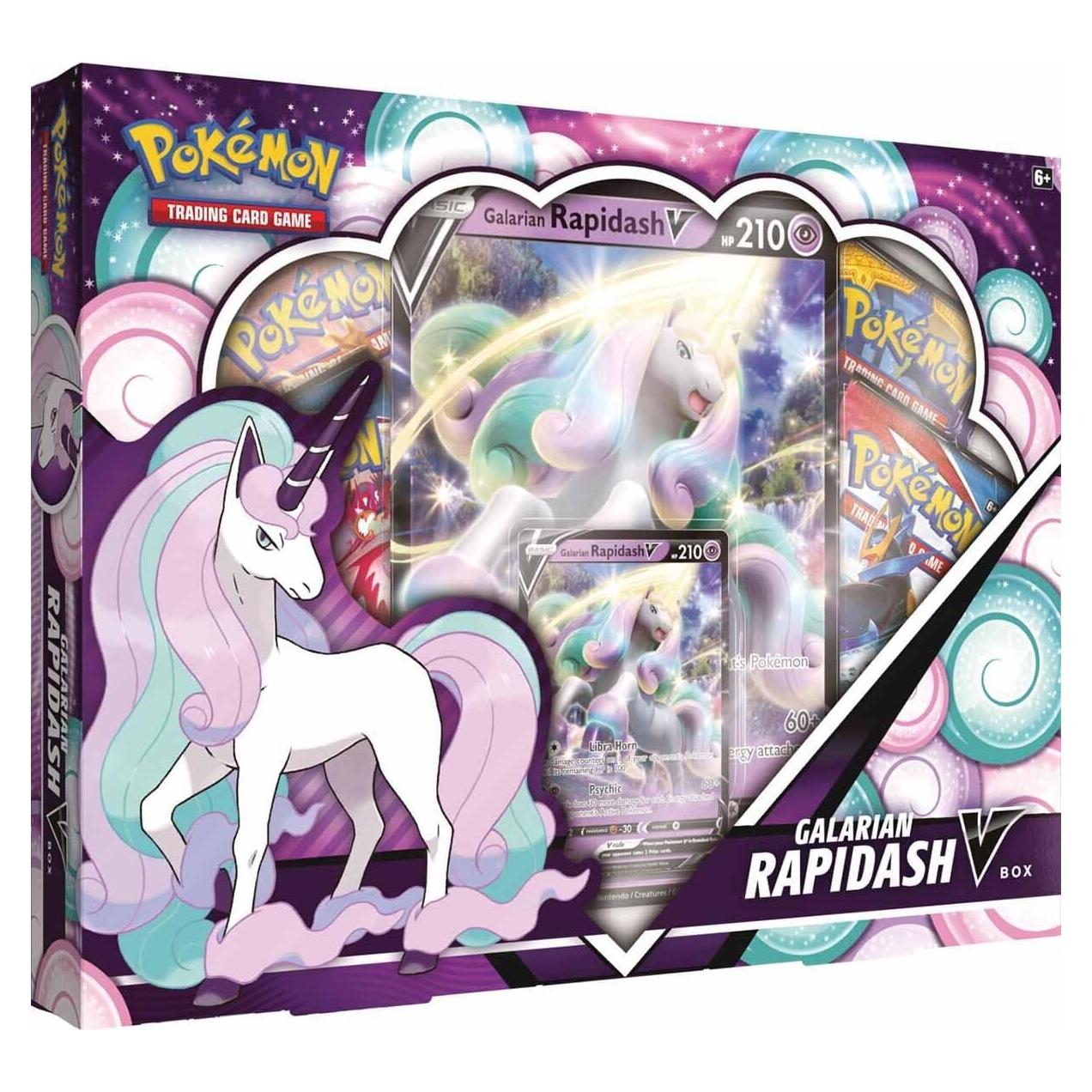 Pokemon TCG: Galarian Rapidash V Box