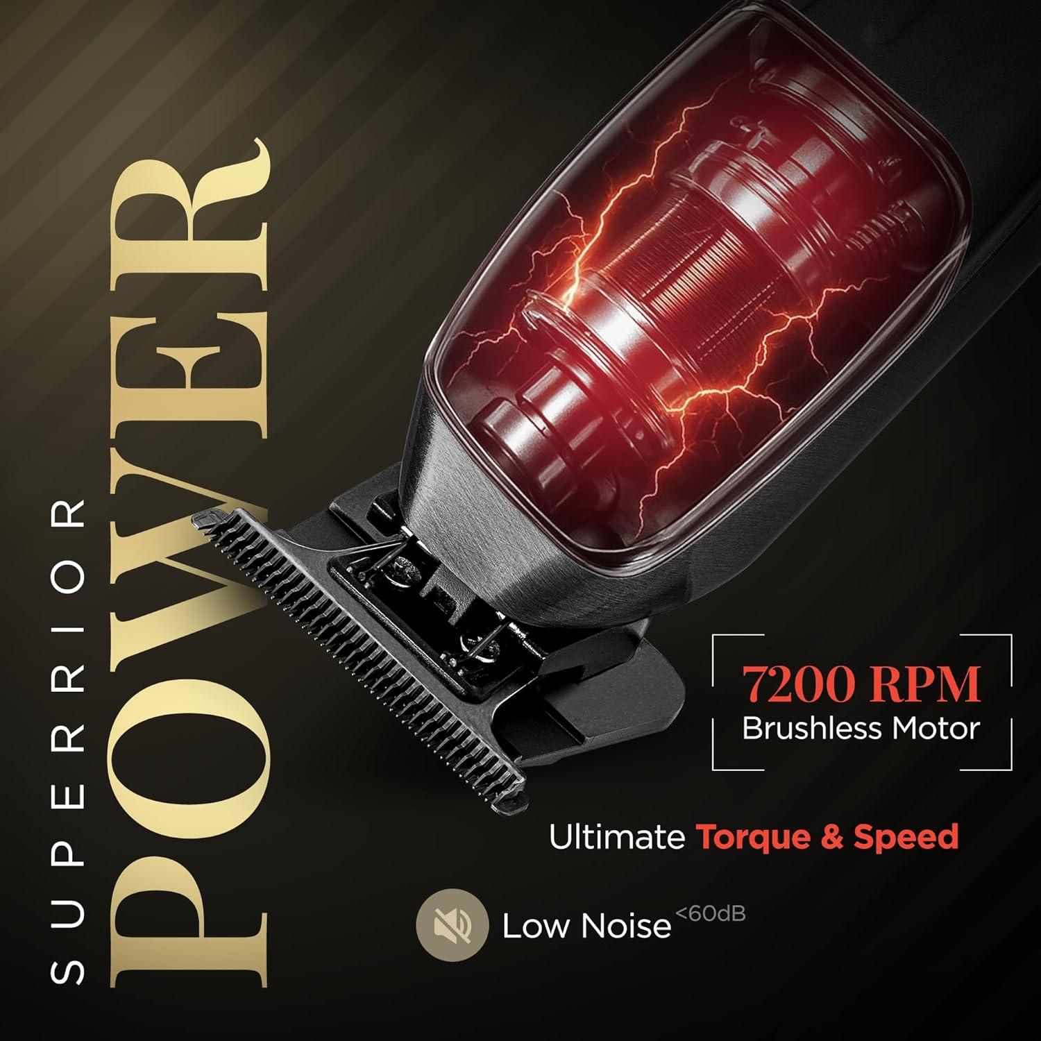 Recortadora Profesional Fagaci Fusion Inalámbrica 7200 RPM