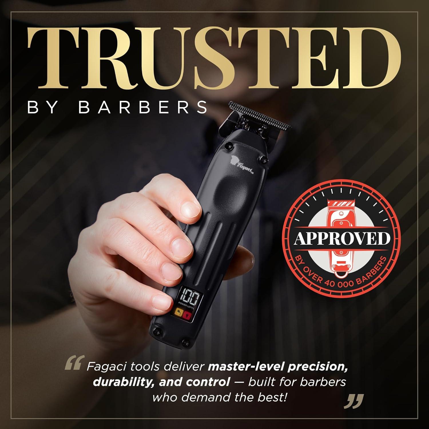 Recortadora Profesional Fagaci Fusion Inalámbrica 7200 RPM