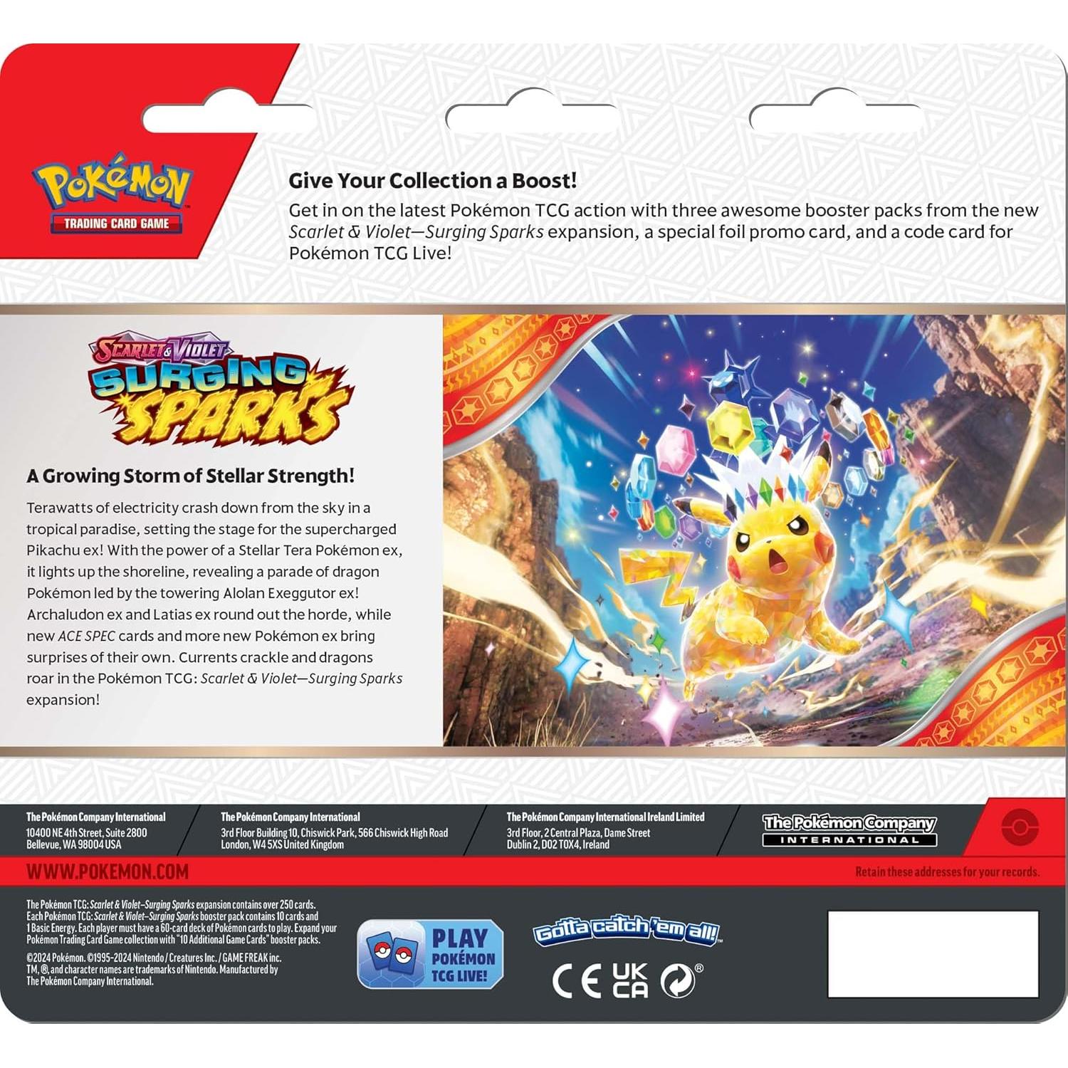 Pokémon TCG Escarlata y Púrpura 8 Chispas en Aumento