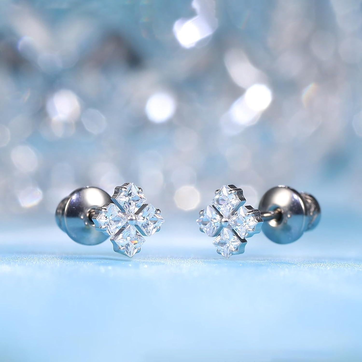 Pendientes de Titanio Hipoalergénicos Limerencia 20G 6mm para Oídos