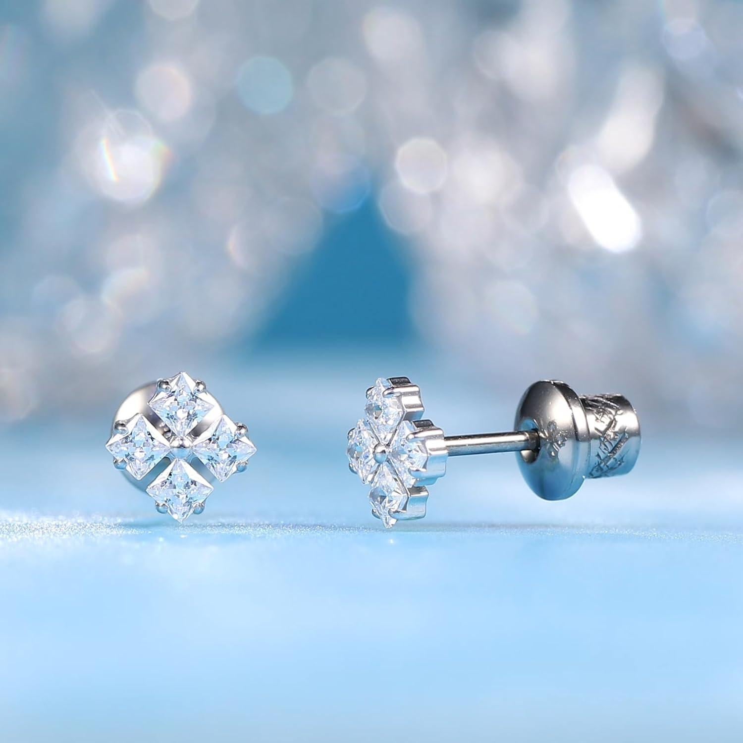 Pendientes de Titanio Hipoalergénicos Limerencia 20G 6mm para Oídos