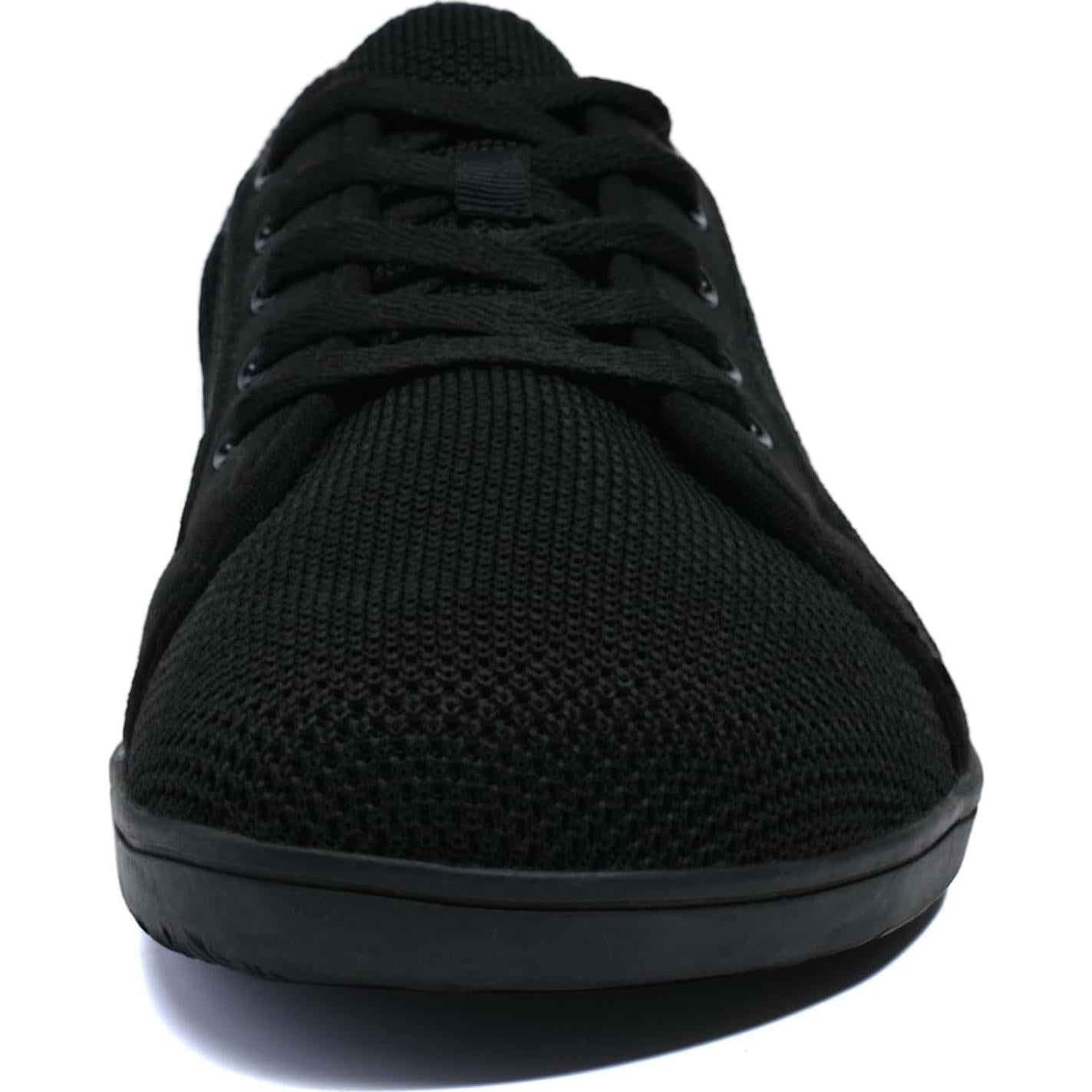 Zapatos Minimalistas Barefoot para Hombre yhmbank 6.5 Ancho Todo Negro