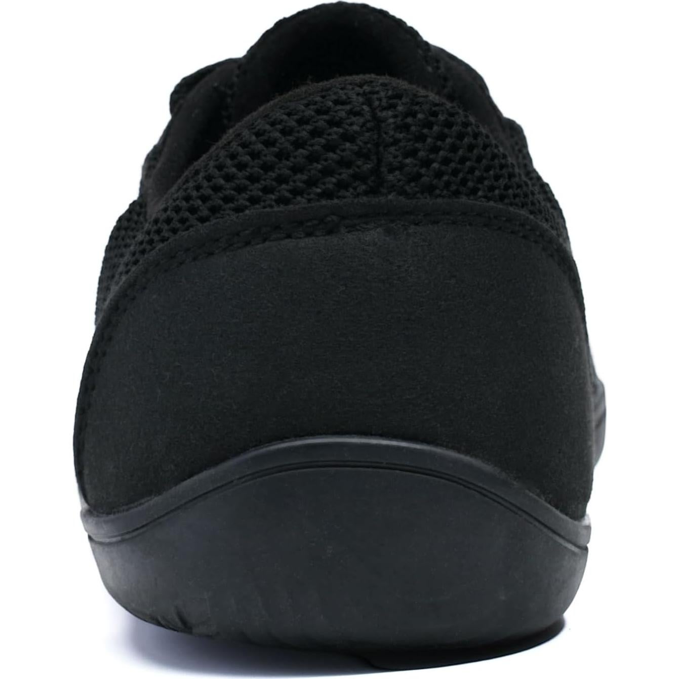 Zapatos Minimalistas Barefoot para Hombre yhmbank 6.5 Ancho Todo Negro
