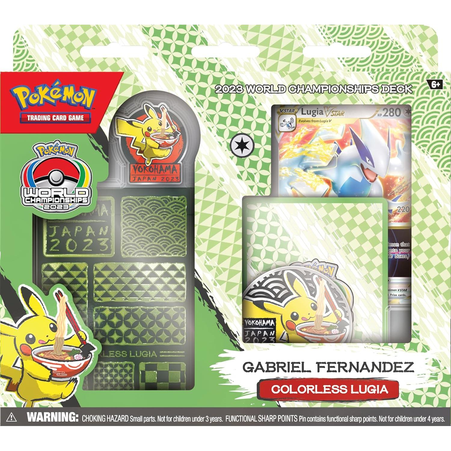 Baraja Campeonato Mundial Pokémon 2023 - Gabriel Fernández