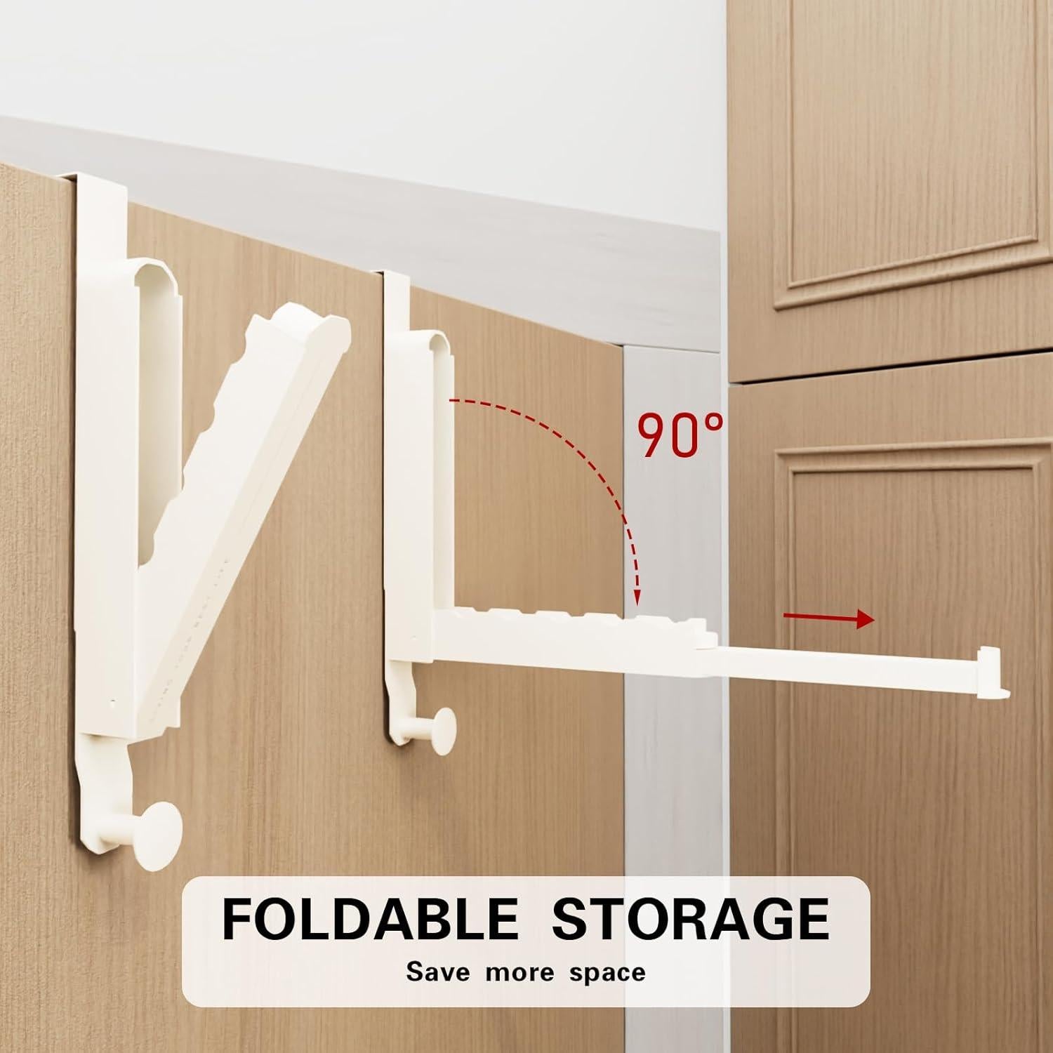 Estante de Secado Plegable Goffing para Puerta 28.5x7.4cm