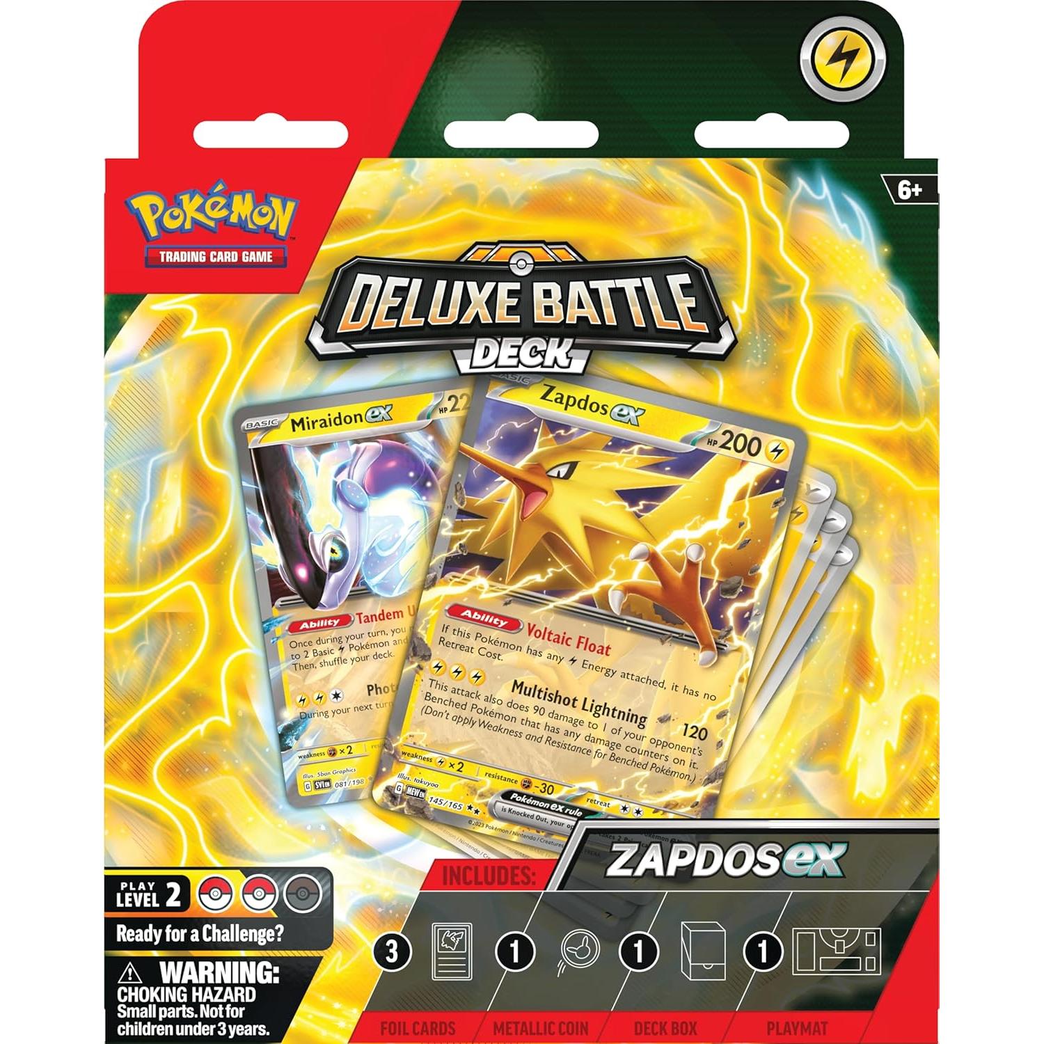 TCG: Zapdos ex Deluxe Battle Deck (Ready-to-Play 60-Card Deck & Accessories)