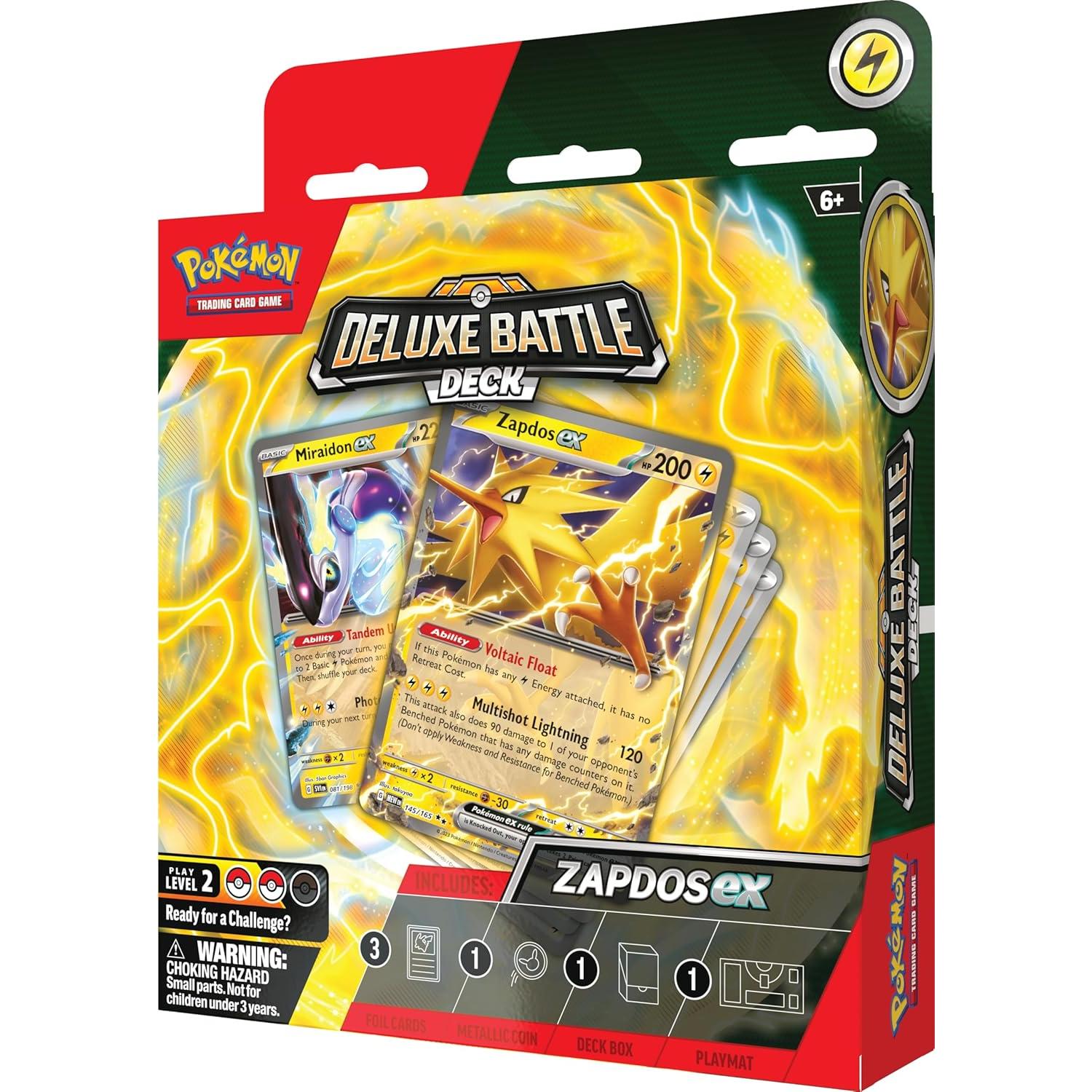 TCG: Zapdos ex Deluxe Battle Deck (Ready-to-Play 60-Card Deck & Accessories)