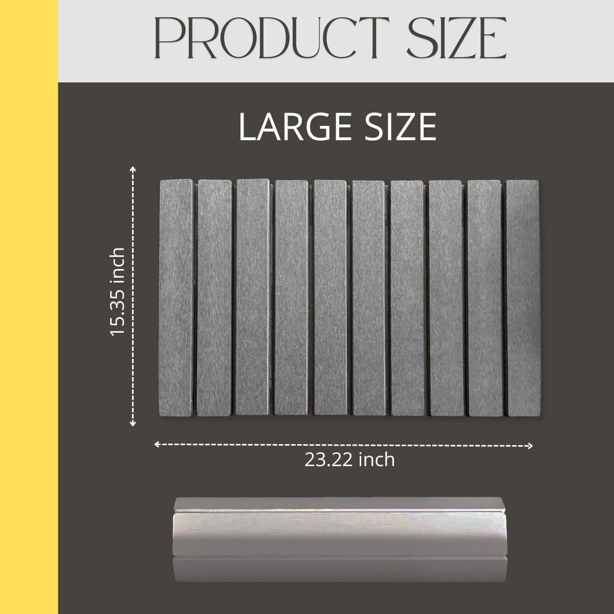 Alfombrilla de Secado de Piedra Plegable BELMAKS Gris Oscuro 59x39cm