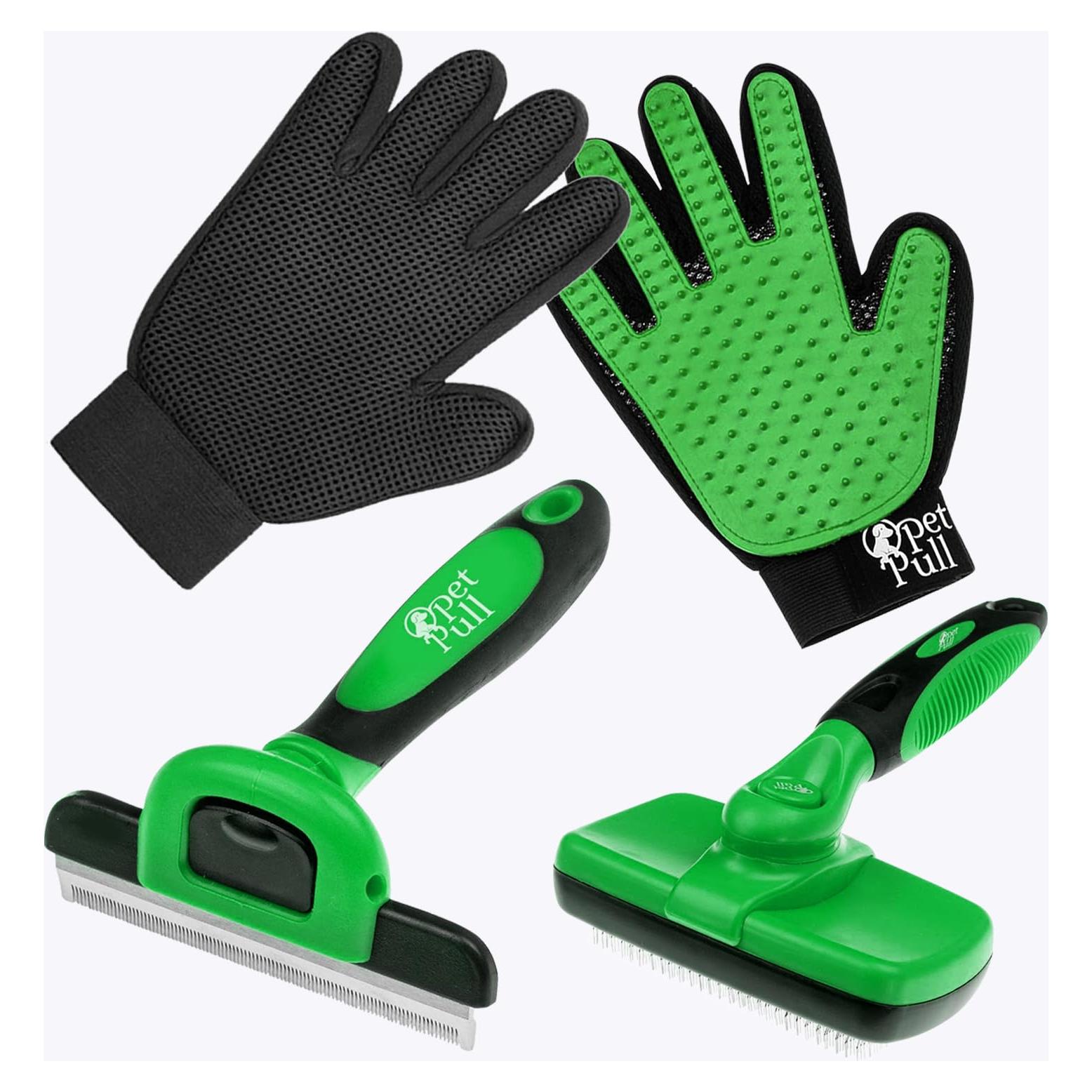 Kit de Aseo Profesional para Mascotas PET PULL - Verde