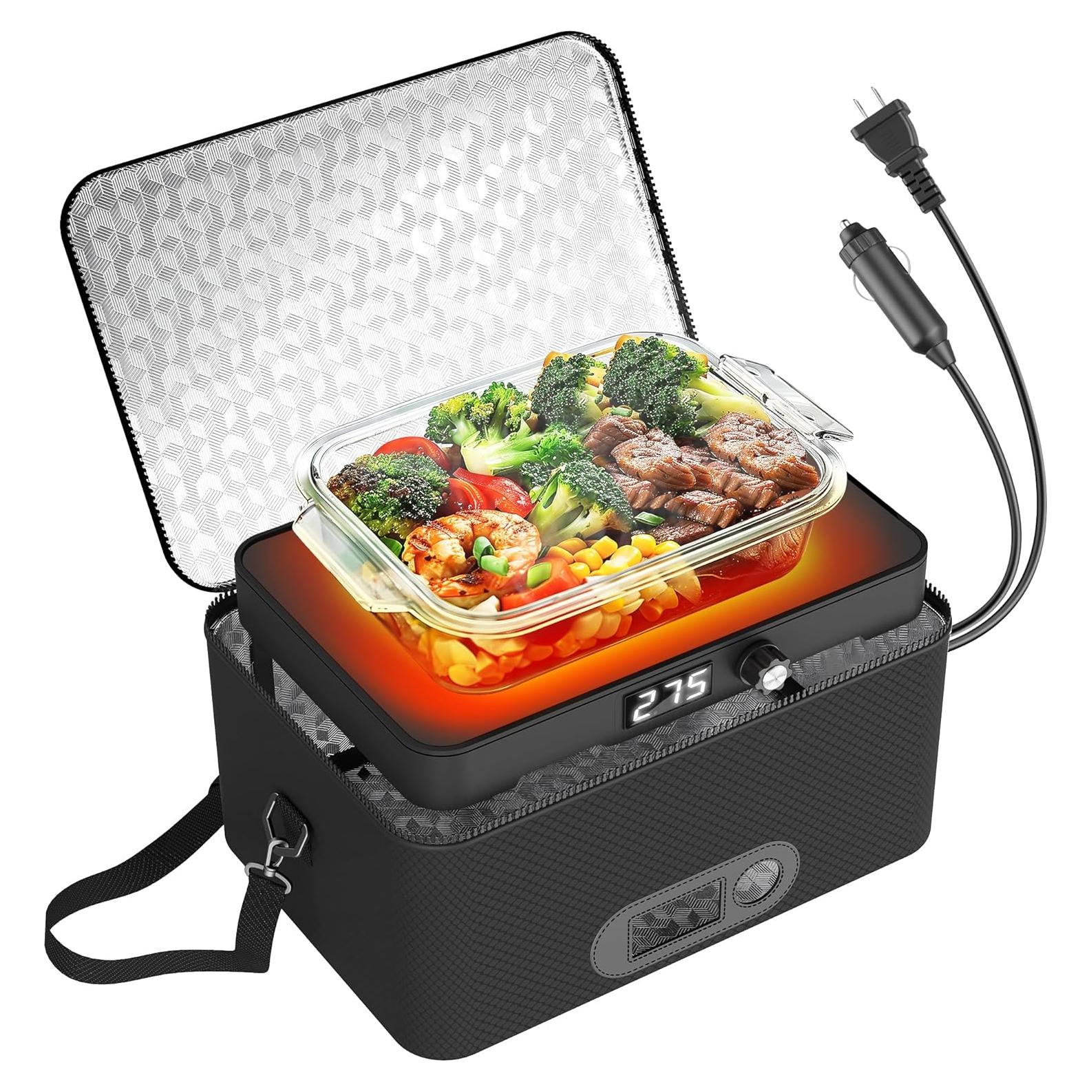 Horno Portátil Eléctrico ROTTOGOON 12V 24V 110V 240V Calentador de Comida