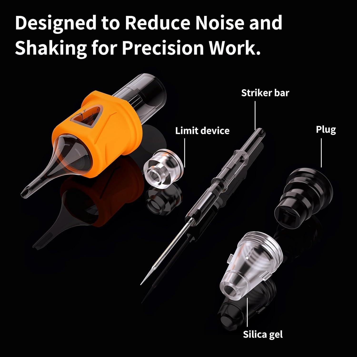 Agujas de Tatuaje BIGWASP Energy 20Pcs 0.35mm 1RL Microblading