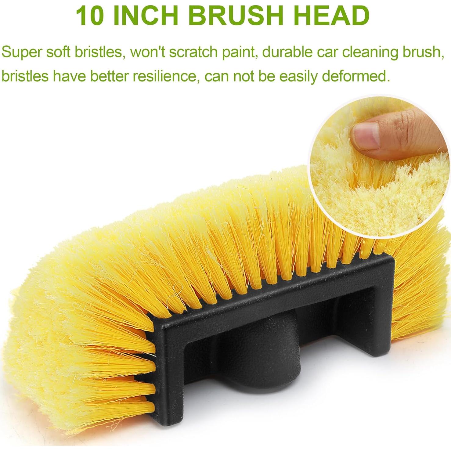 Cabezal de Cepillo de Lavado de Coche Anyyion 25.4 cm Amarillo