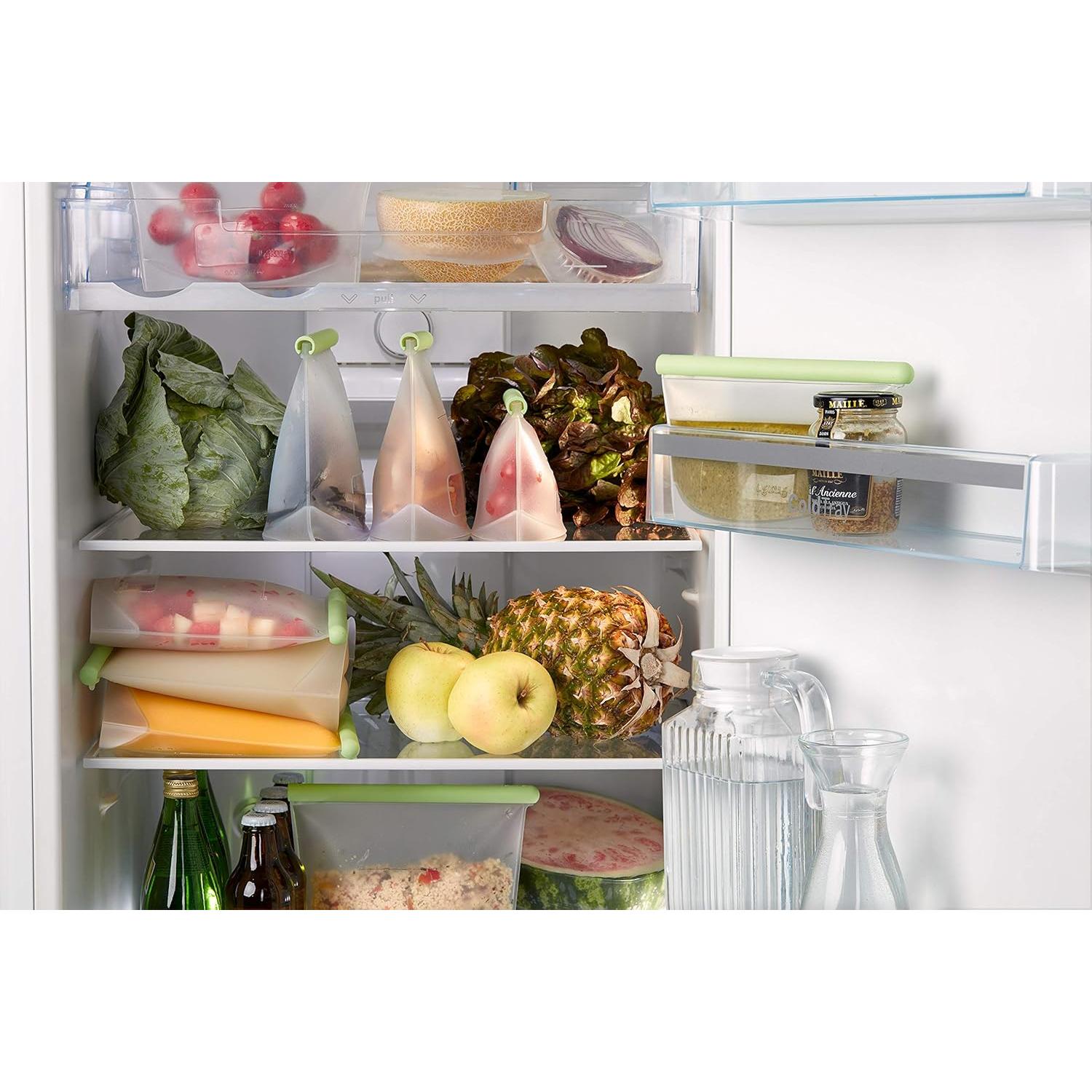 Bolsas de Silicona Reutilizables Lekue - Juego de 3 Herméticas