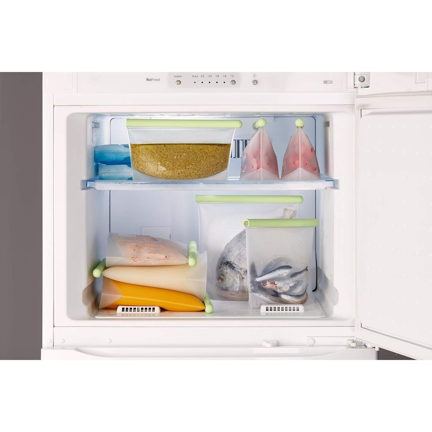 Bolsas de Silicona Reutilizables Lekue - Juego de 3 Herméticas