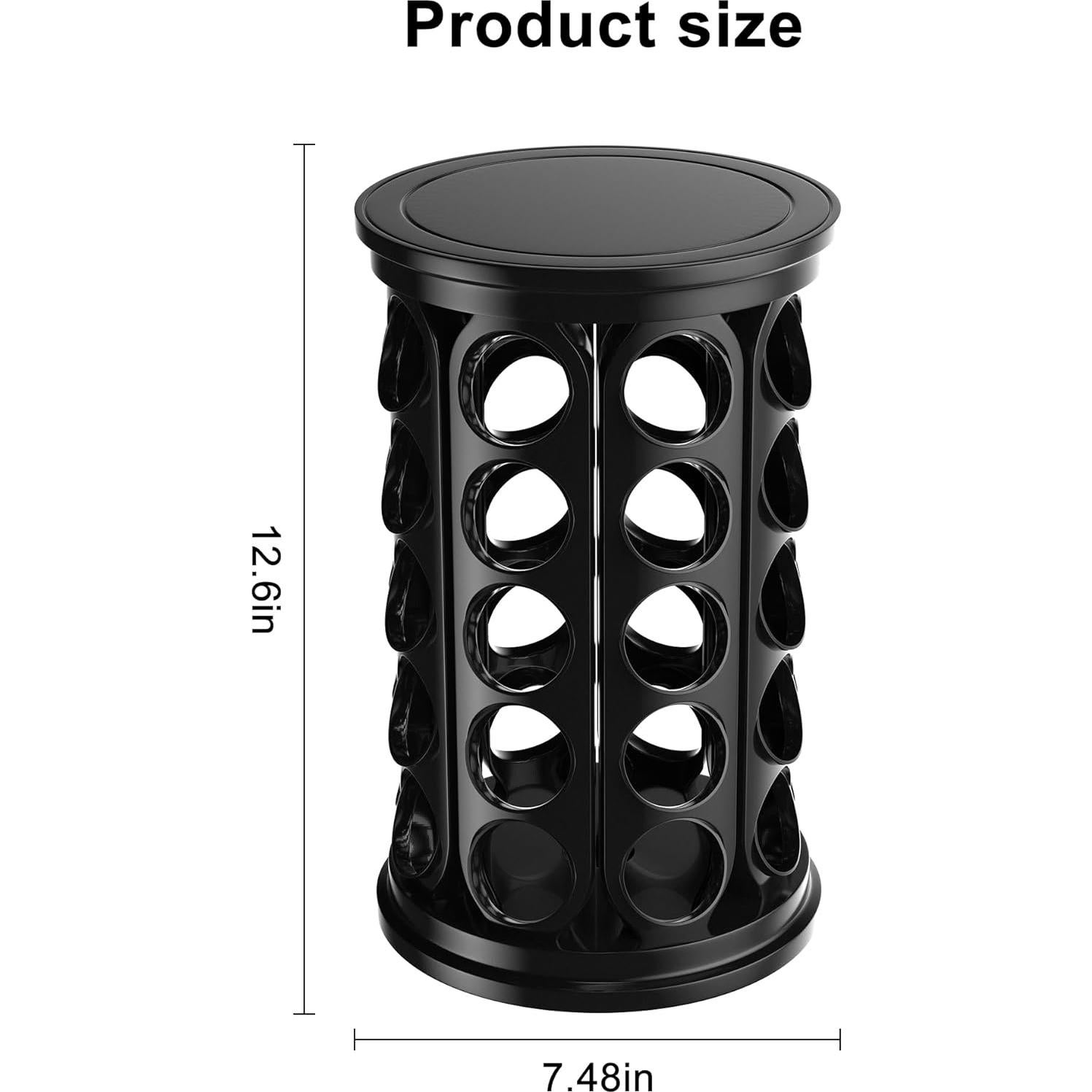 Organizador Rotativo para Cápsulas de Café CEHNCEH 40 K-Cup Negro