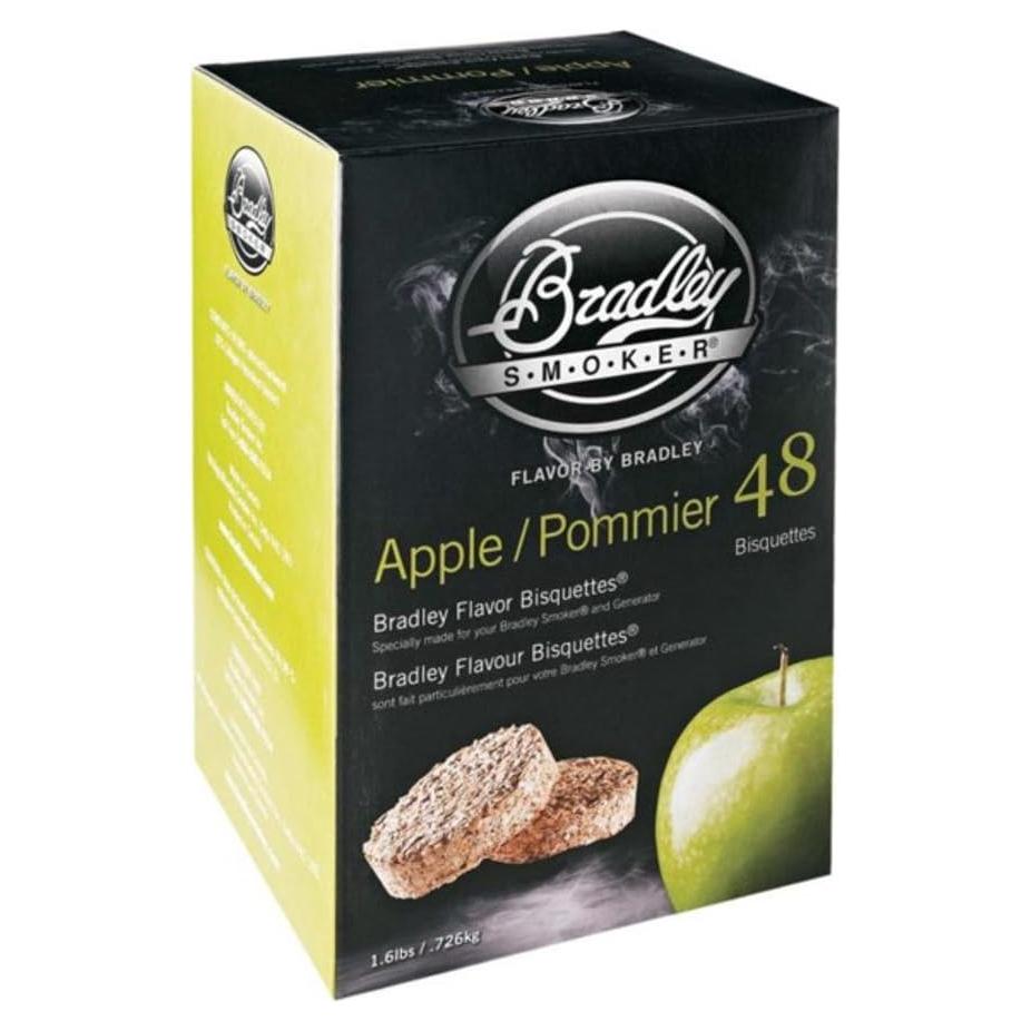 Bisquettes de Ahumado Bradley 48 Piezas Manzana 0.73 kg