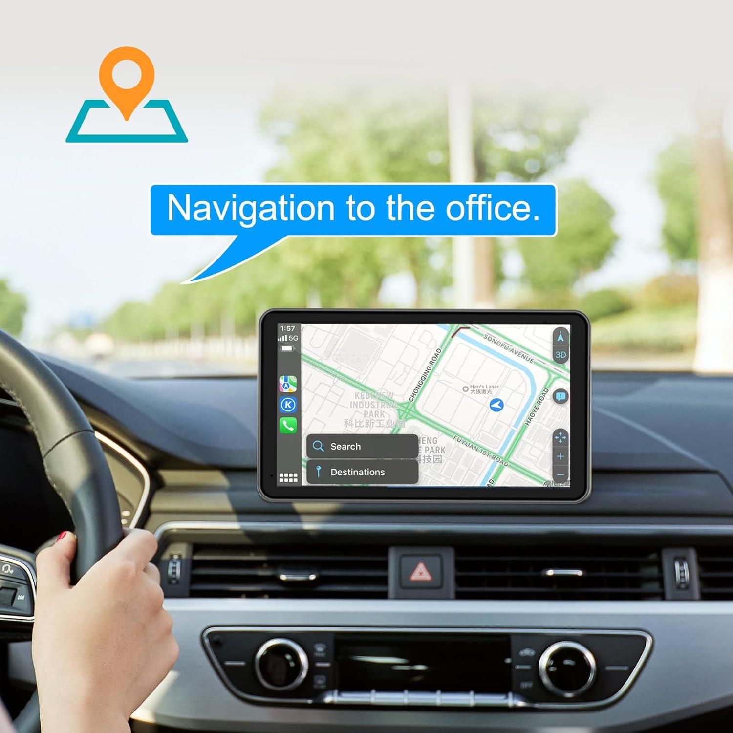 Pantalla táctil 7" ONCHEER Carplay Android Auto HD Bluetooth