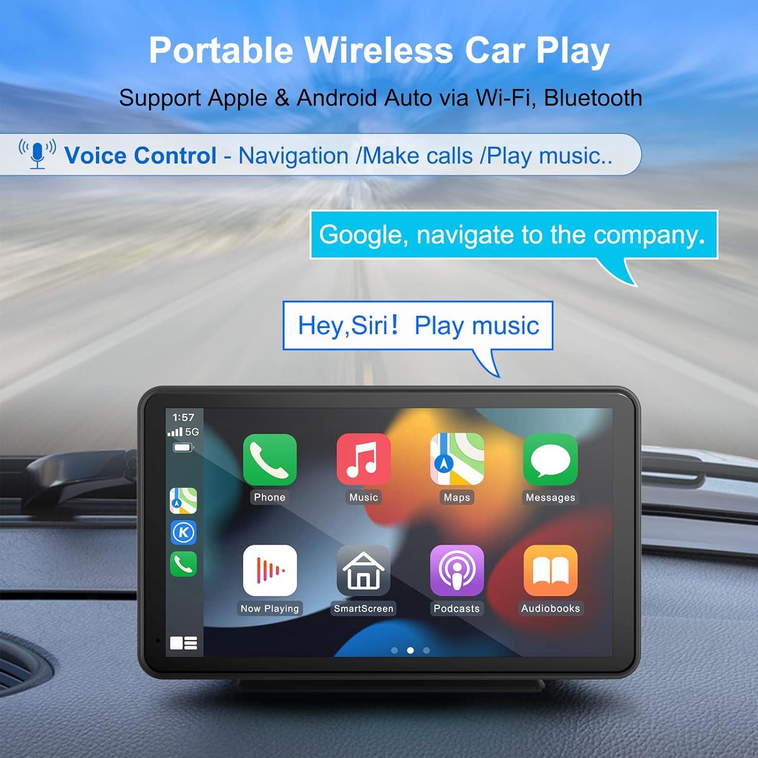 Pantalla táctil 7" ONCHEER Carplay Android Auto HD Bluetooth