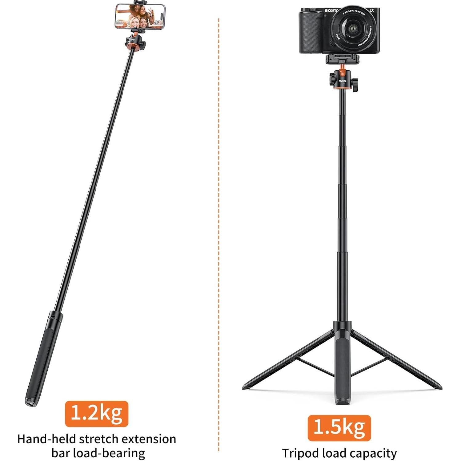 Trípode 2-en-1 UURig TP-16 para Teléfonos y Cámaras