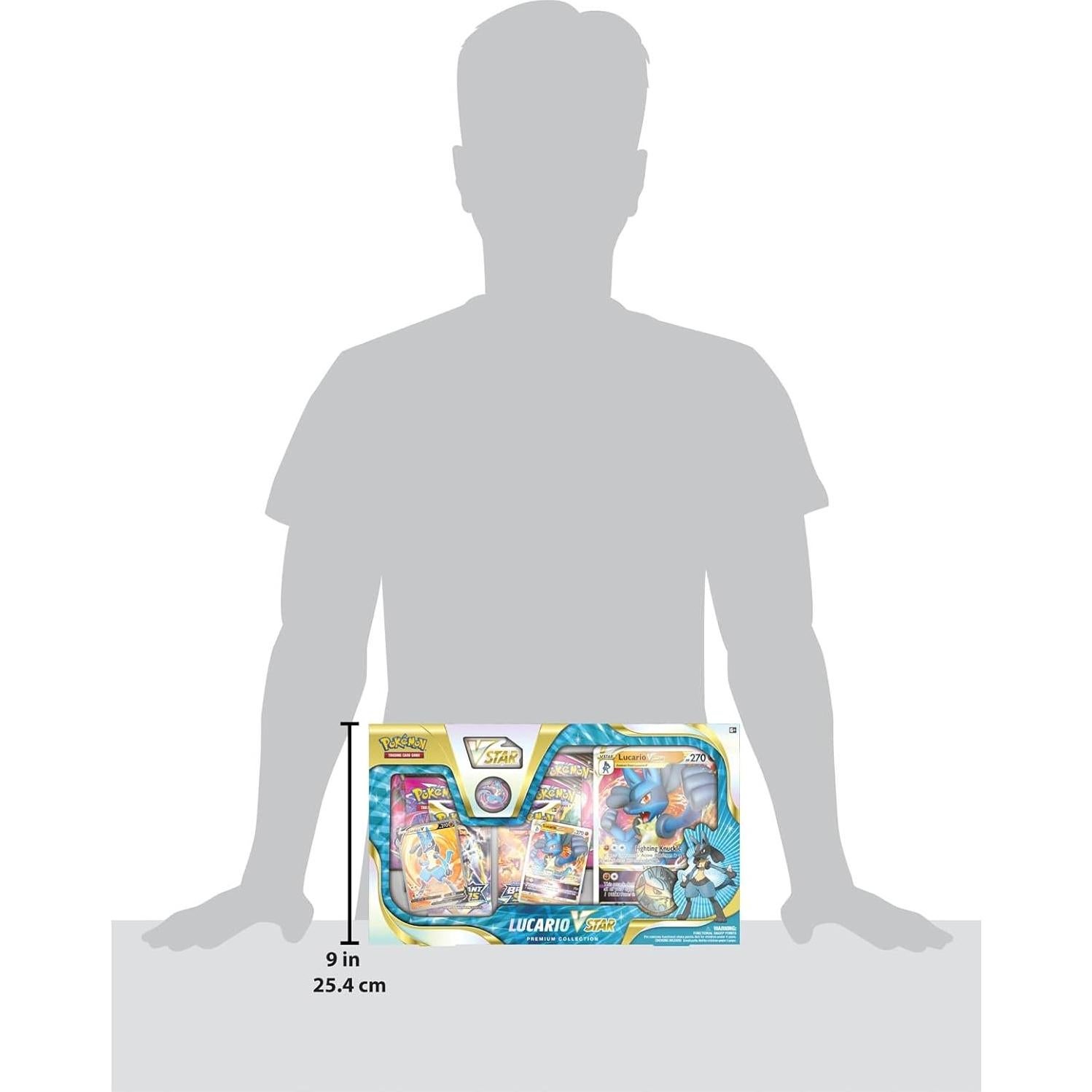 Colección Premium Lucario VSTAR Pokémon TCG 6 Paquetes