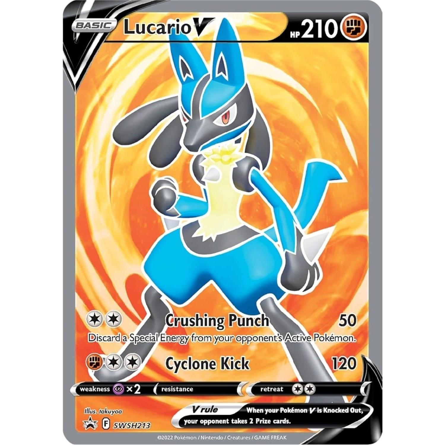 Colección Premium Lucario VSTAR Pokémon TCG 6 Paquetes