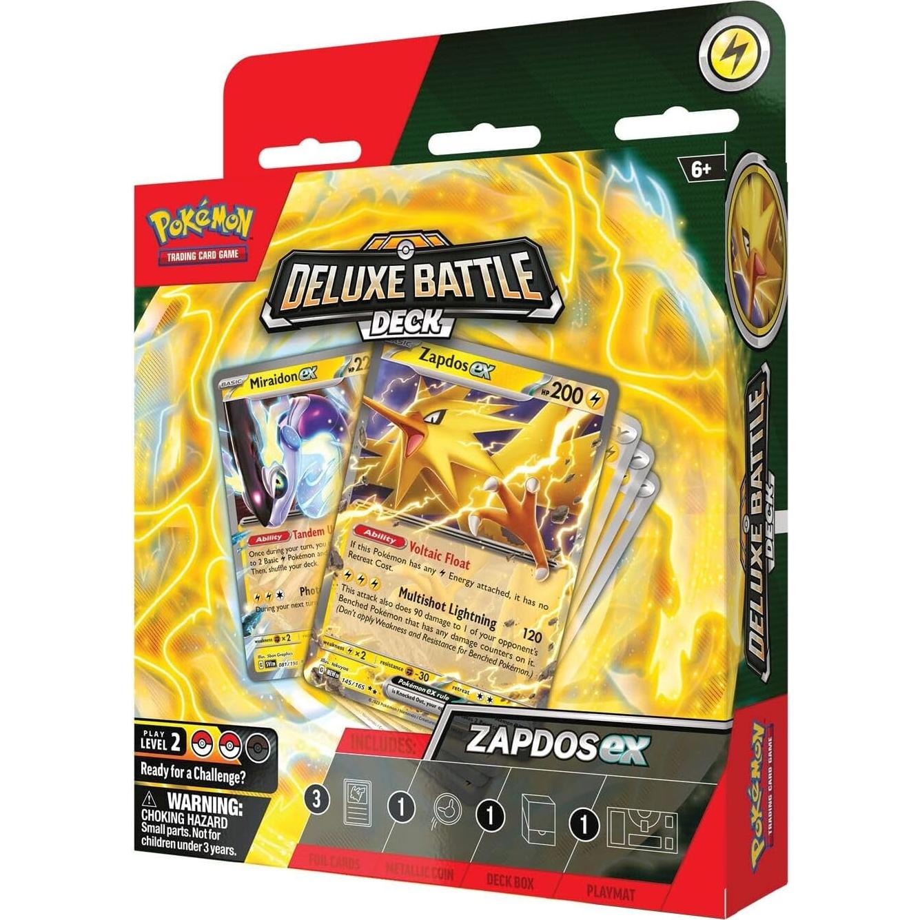 Pokémon TCG Deluxe Battle Deck Ninetales ex/Zapdos ex 60 cartas