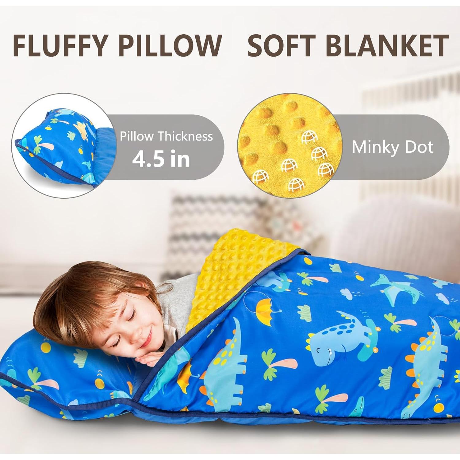 Manta de Siesta Primlect para Niños con Almohada Desmontable 139.7x88.9cm