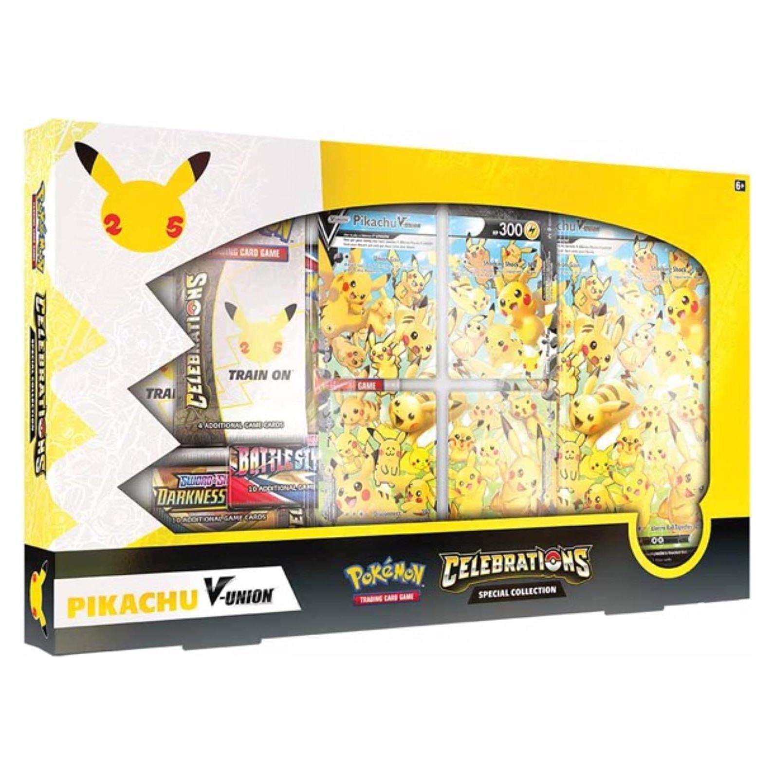 Colección Pikachu V Unión 25 Aniversario Pokémon TCG