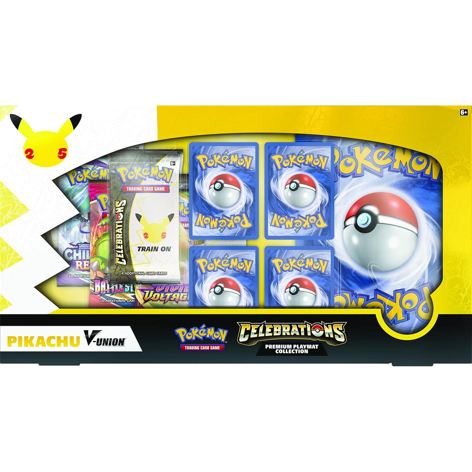 Colección Pikachu V Unión 25 Aniversario Pokémon TCG