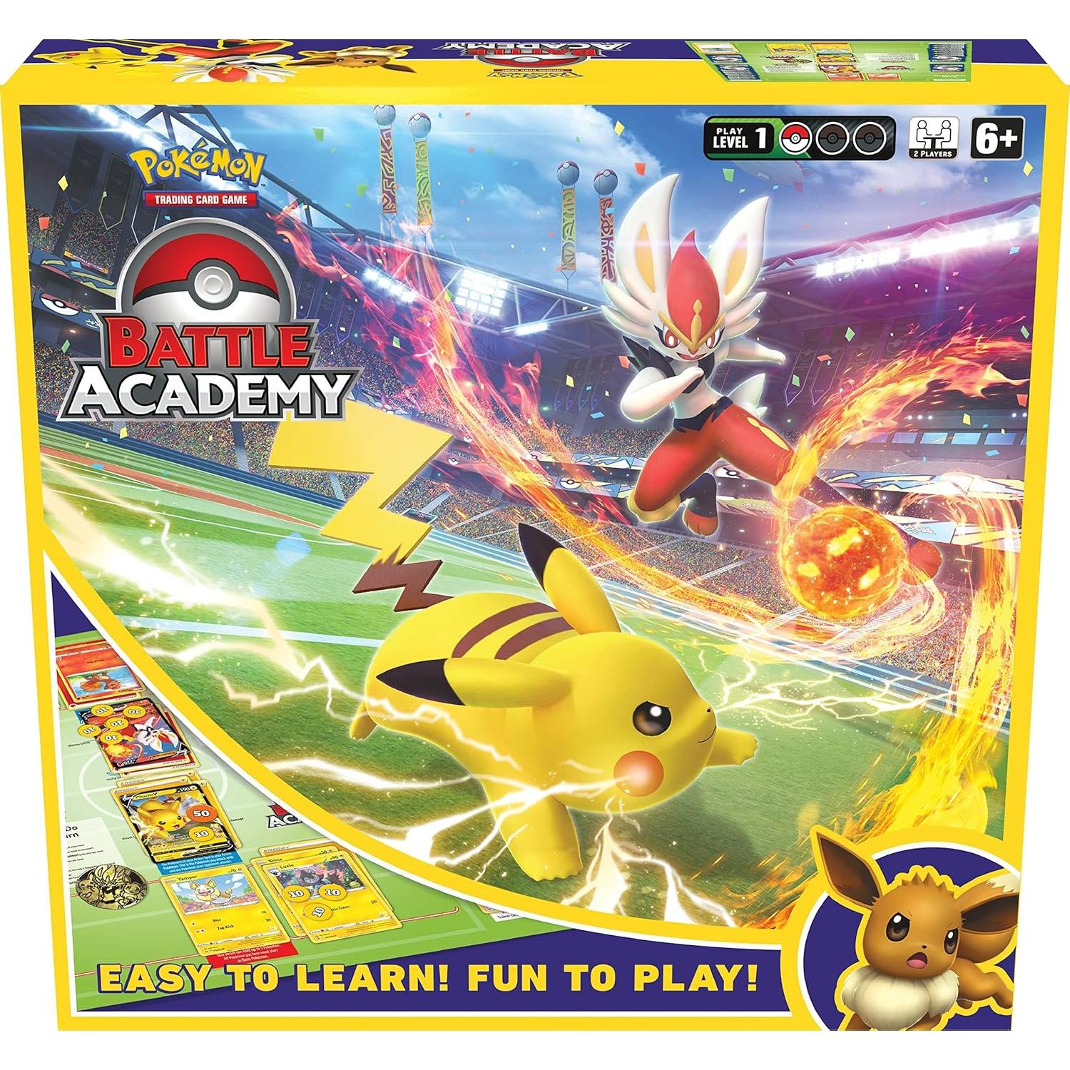 Juego de Mesa Pokémon Battle Academy - 3 Mazos y Guías