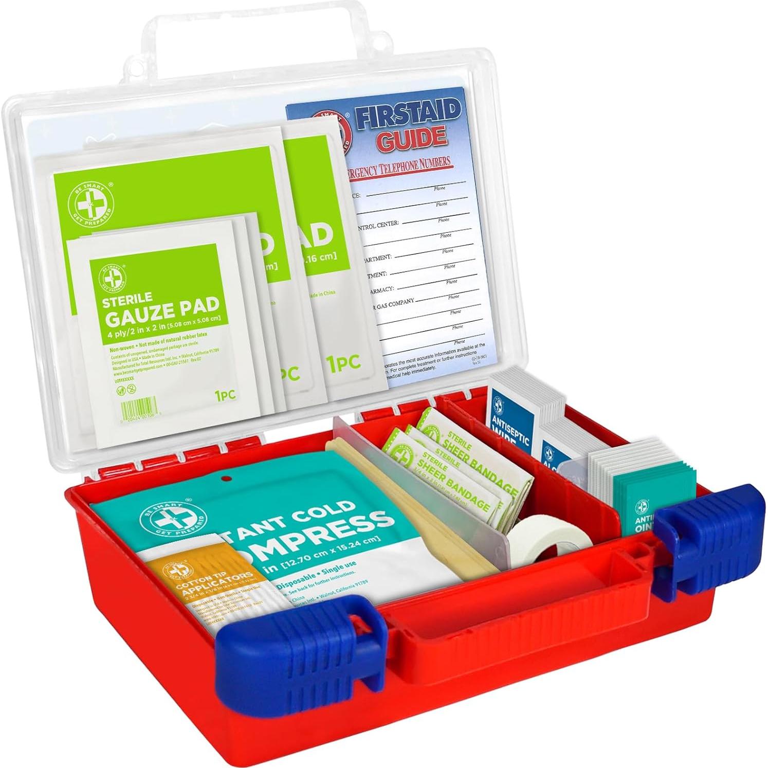 Kit de Primeros Auxilios Be Smart Get Prepared 180 Piezas