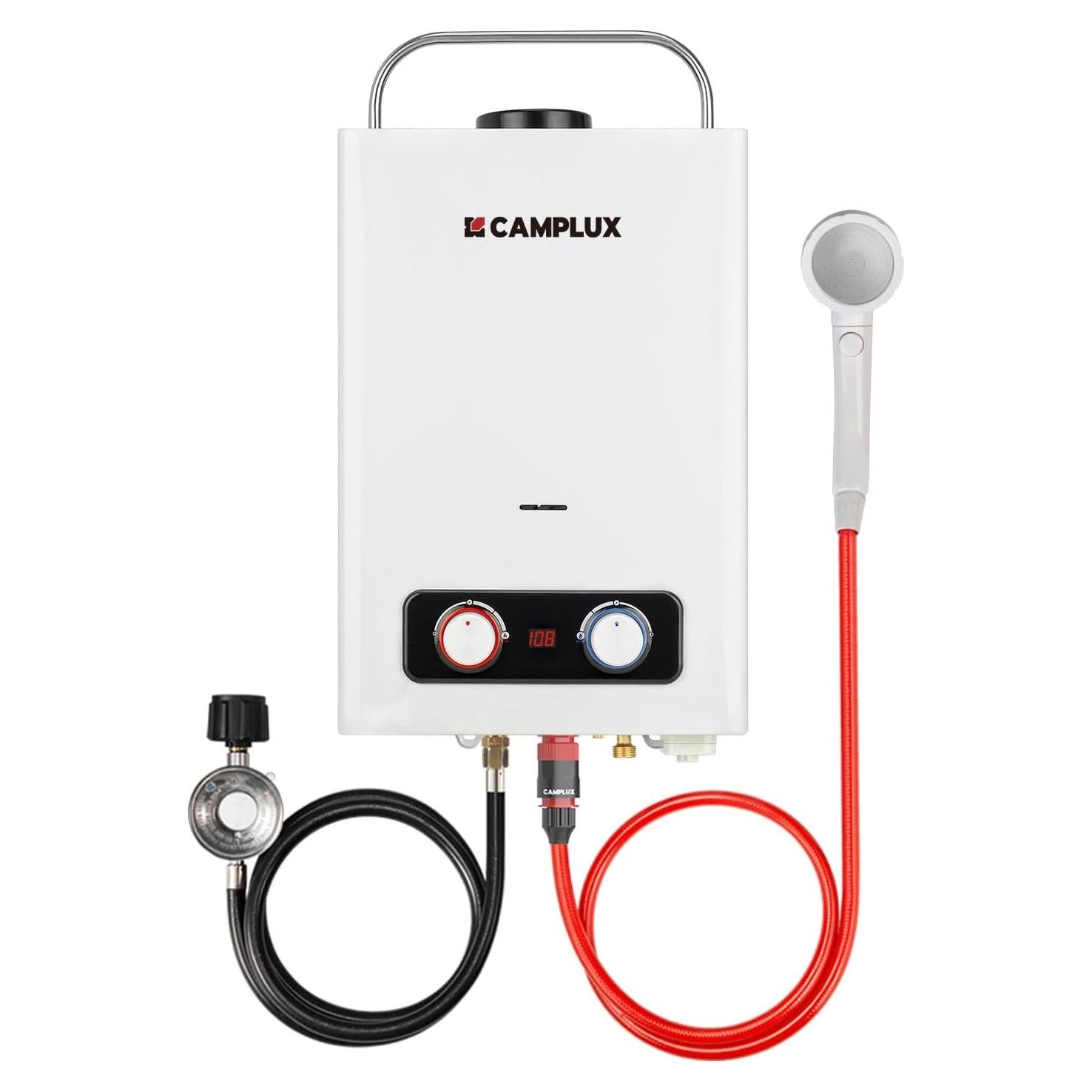 Calentador de Agua Sin Tanque Camplux BD158N 6L Portátil